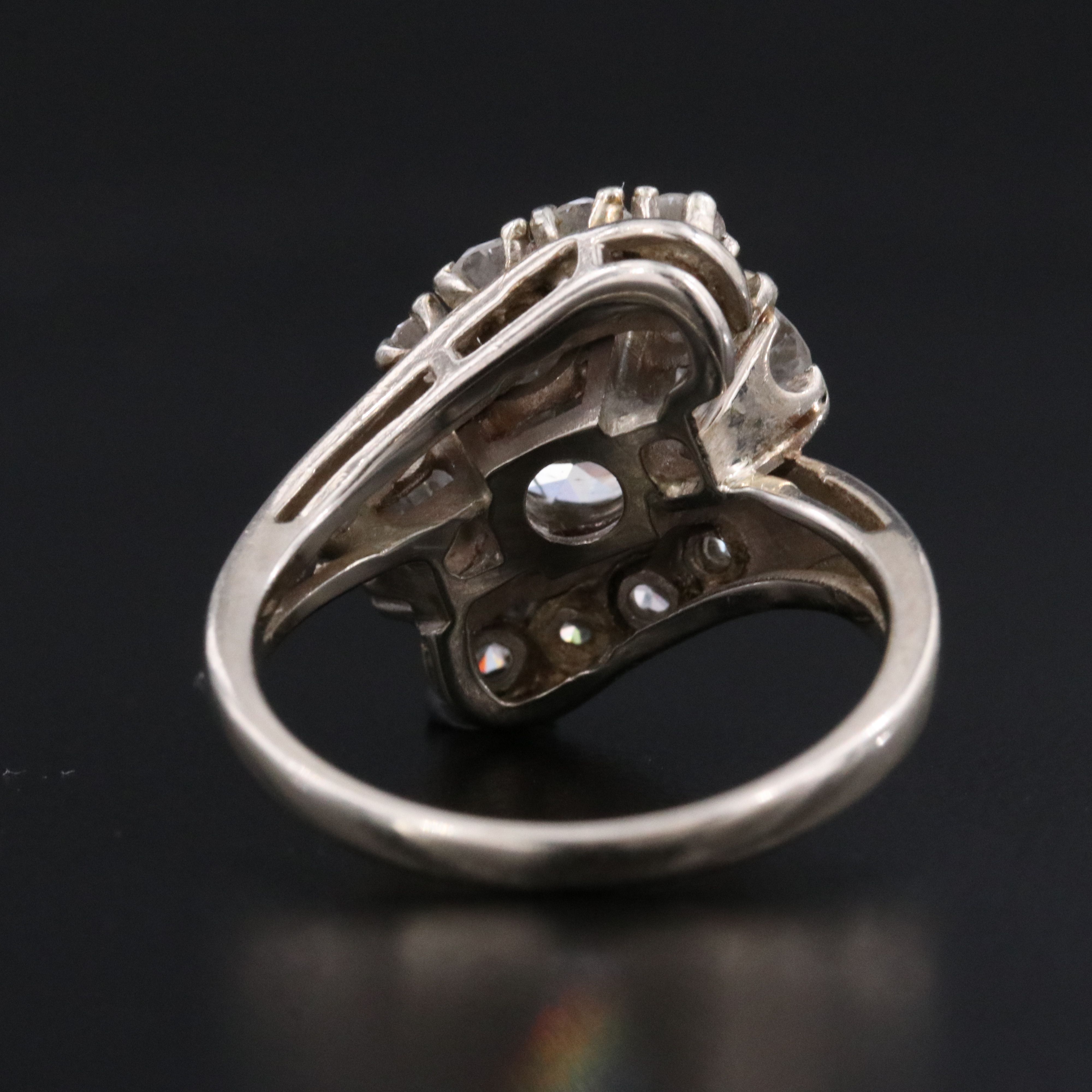 Vintage 14K 2.38 CTW Diamond Ring