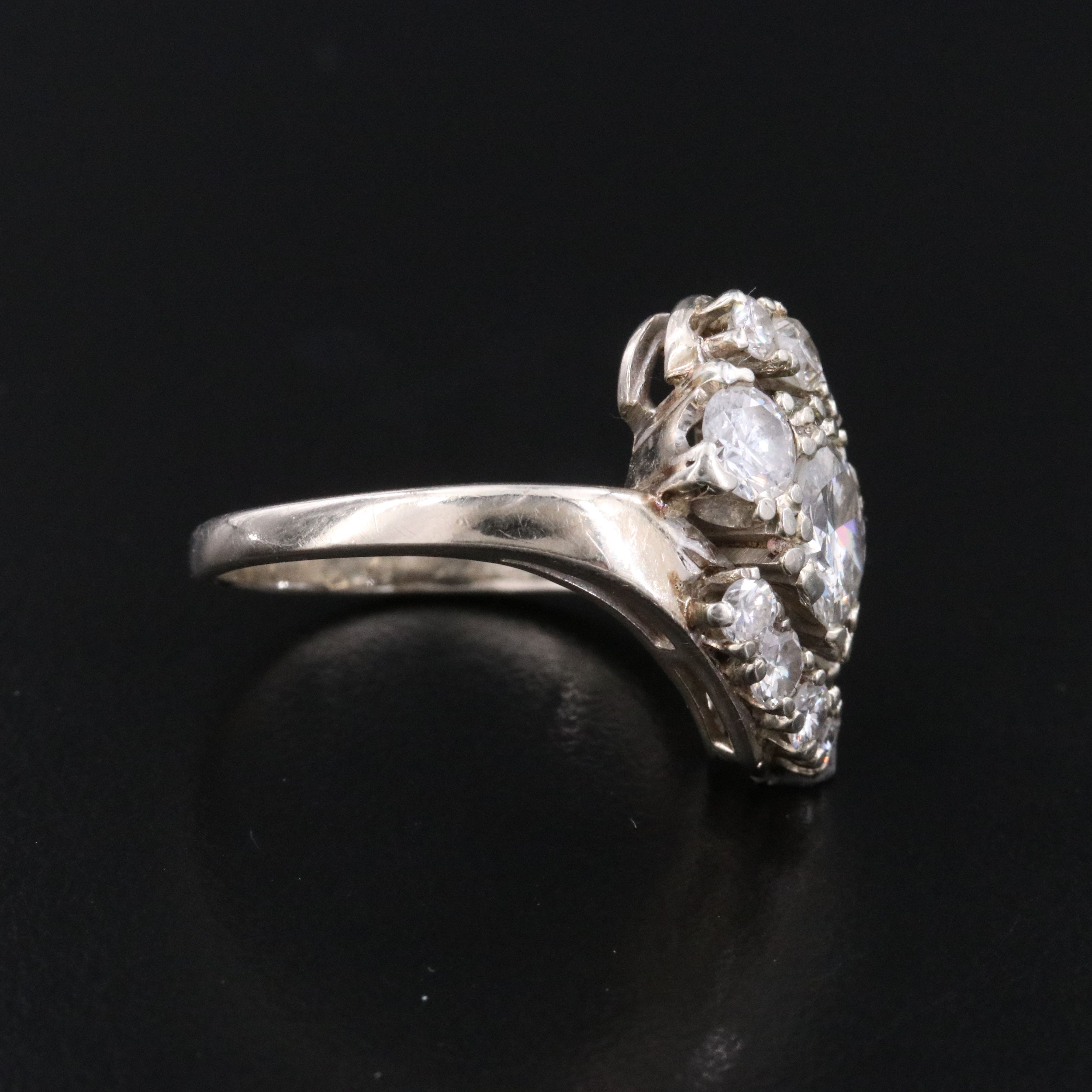 Vintage 14K 2.38 CTW Diamond Ring