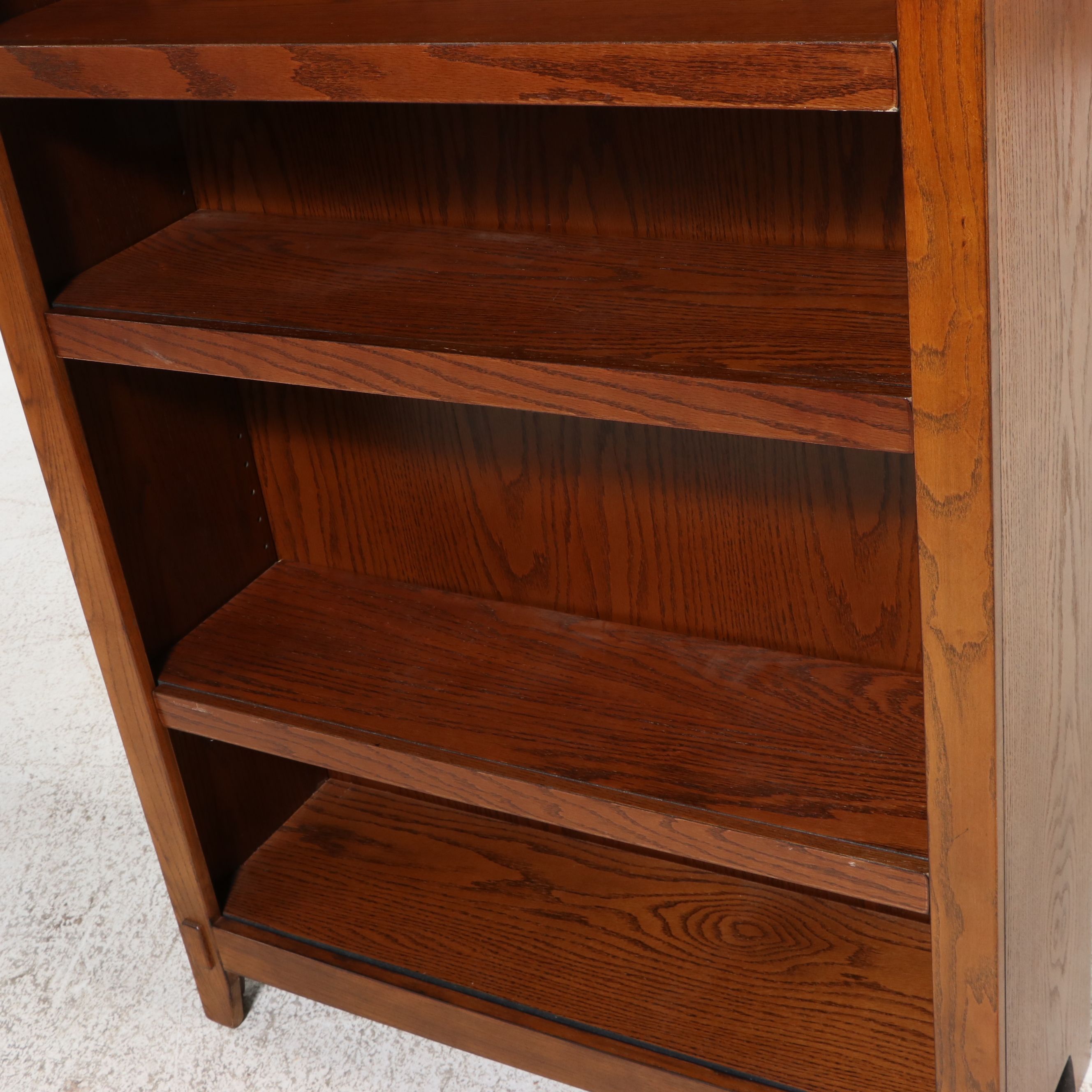 Ashley Furniture Signature Design Oak Bookcase, 21st Century