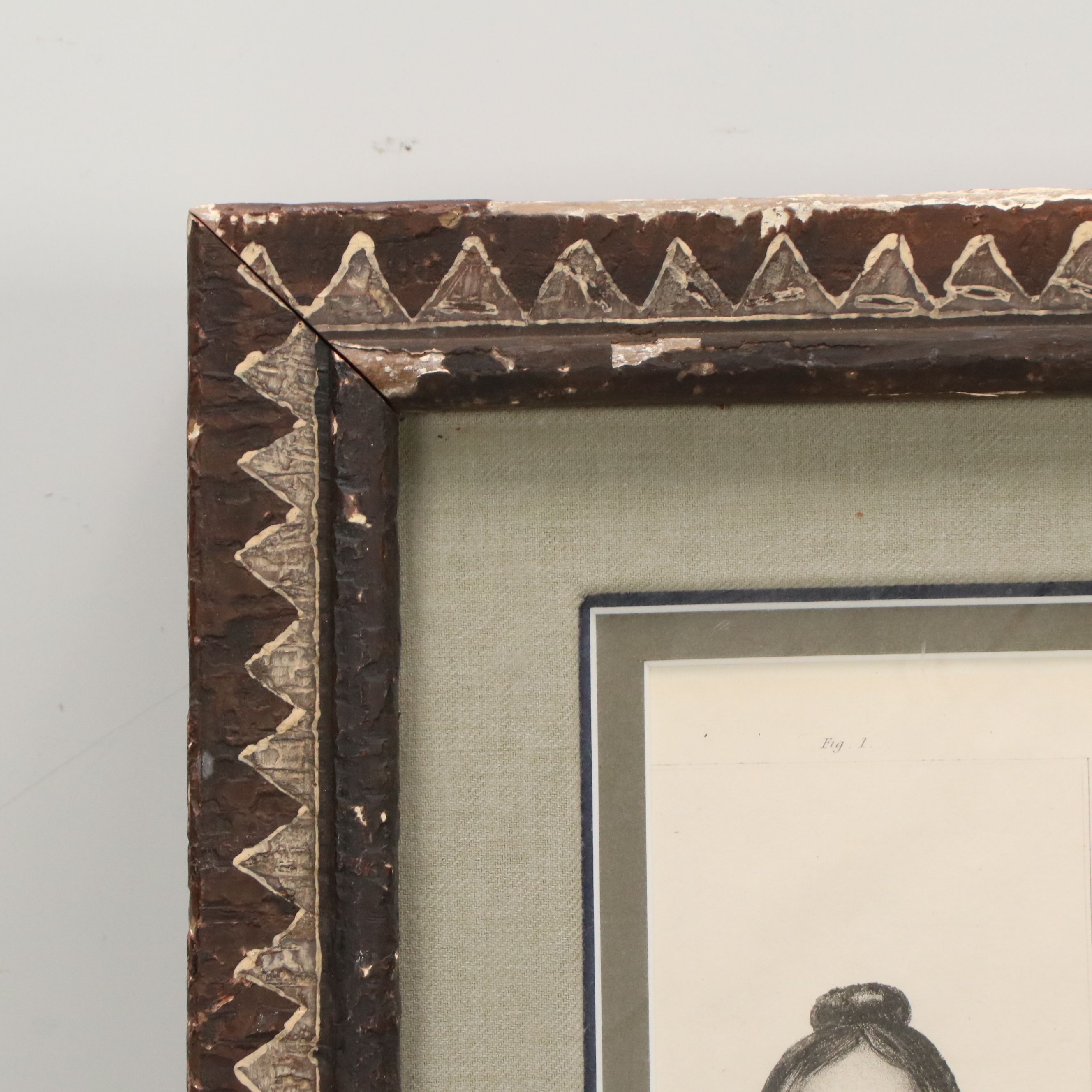 Antique Bookplate Engravings "Uskee Female" and "Uskee Youth of sixteen," 1818