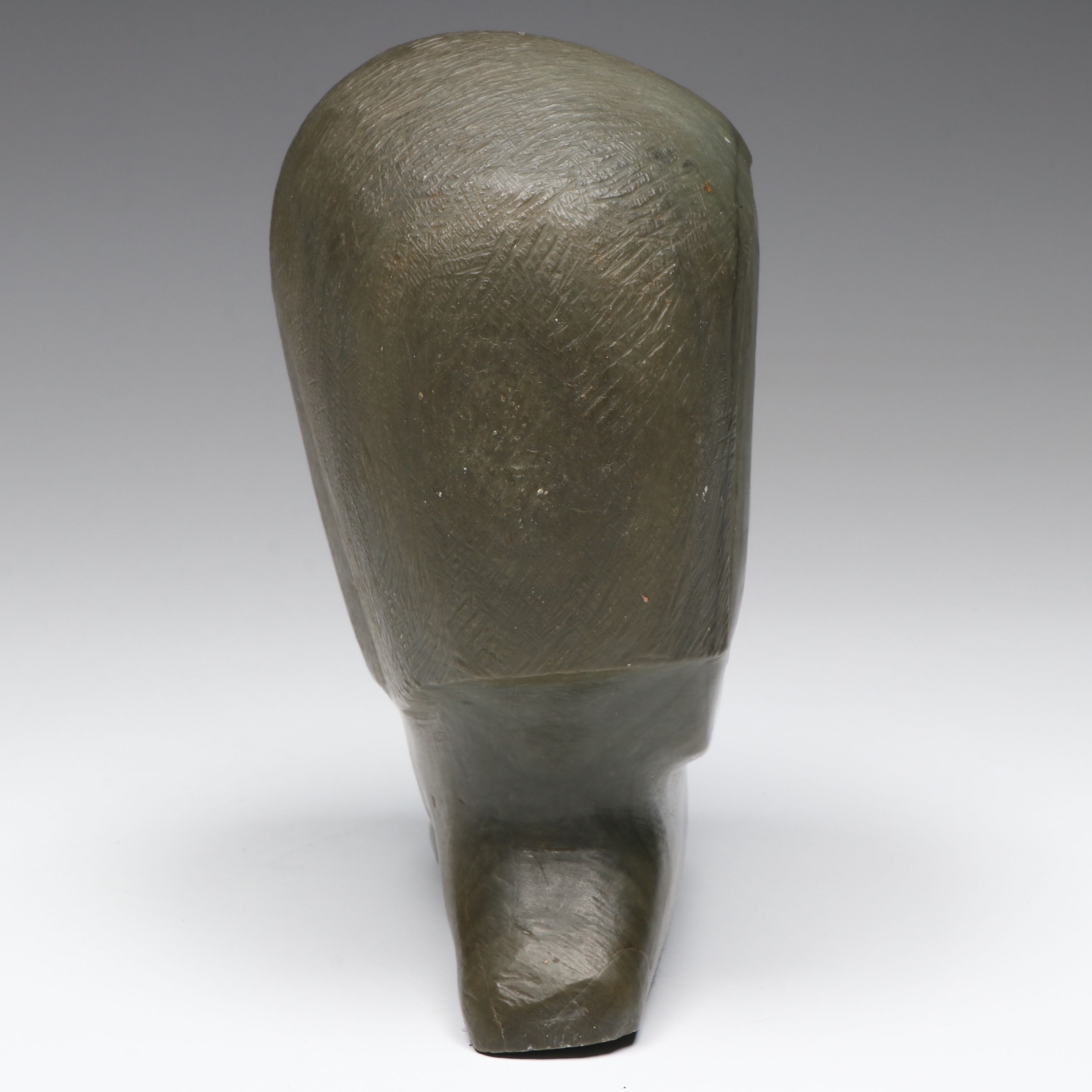 Vintage Inuit Carved Stone Head