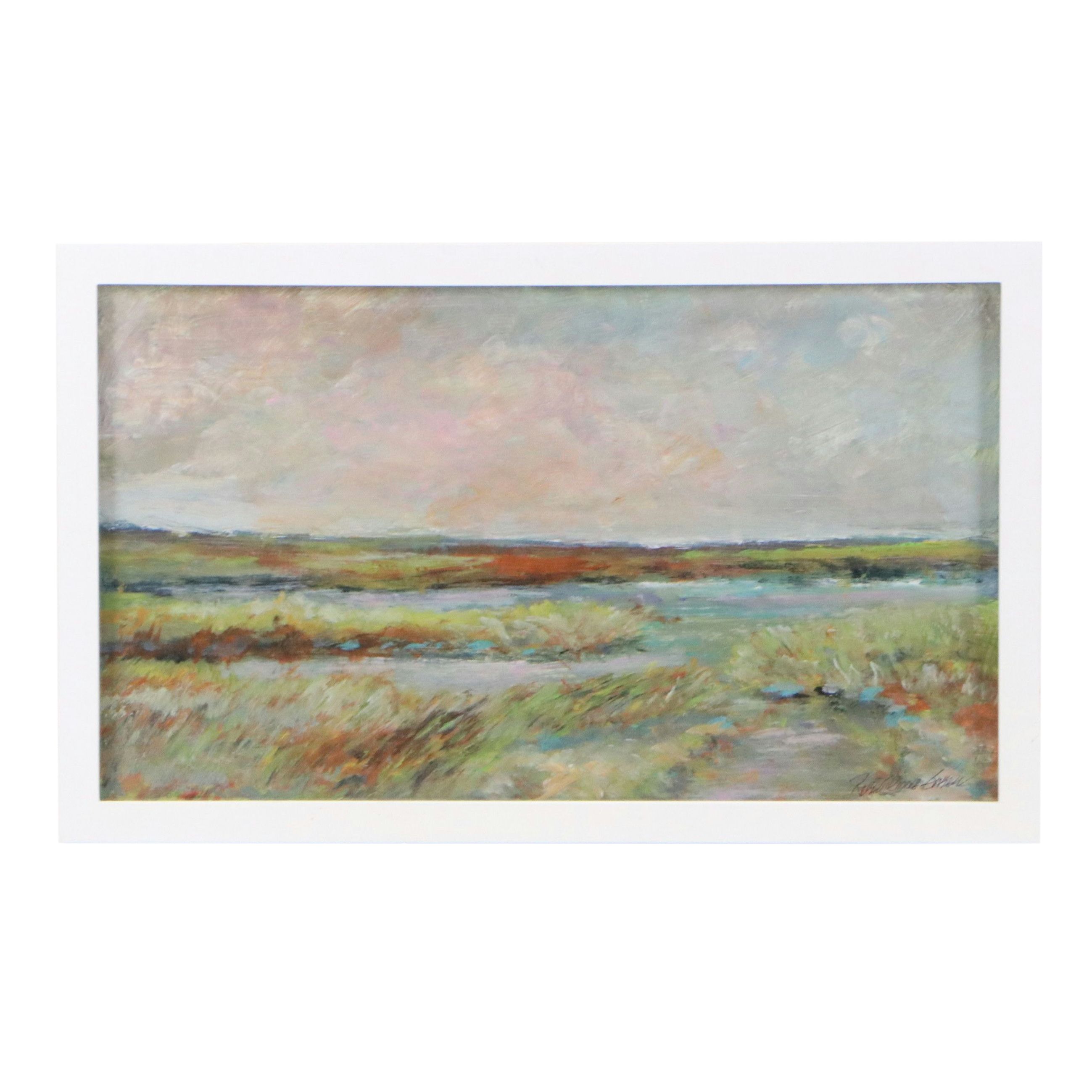 Robert Riddle Baker Acrylic Painting "Sanctuary," 2025