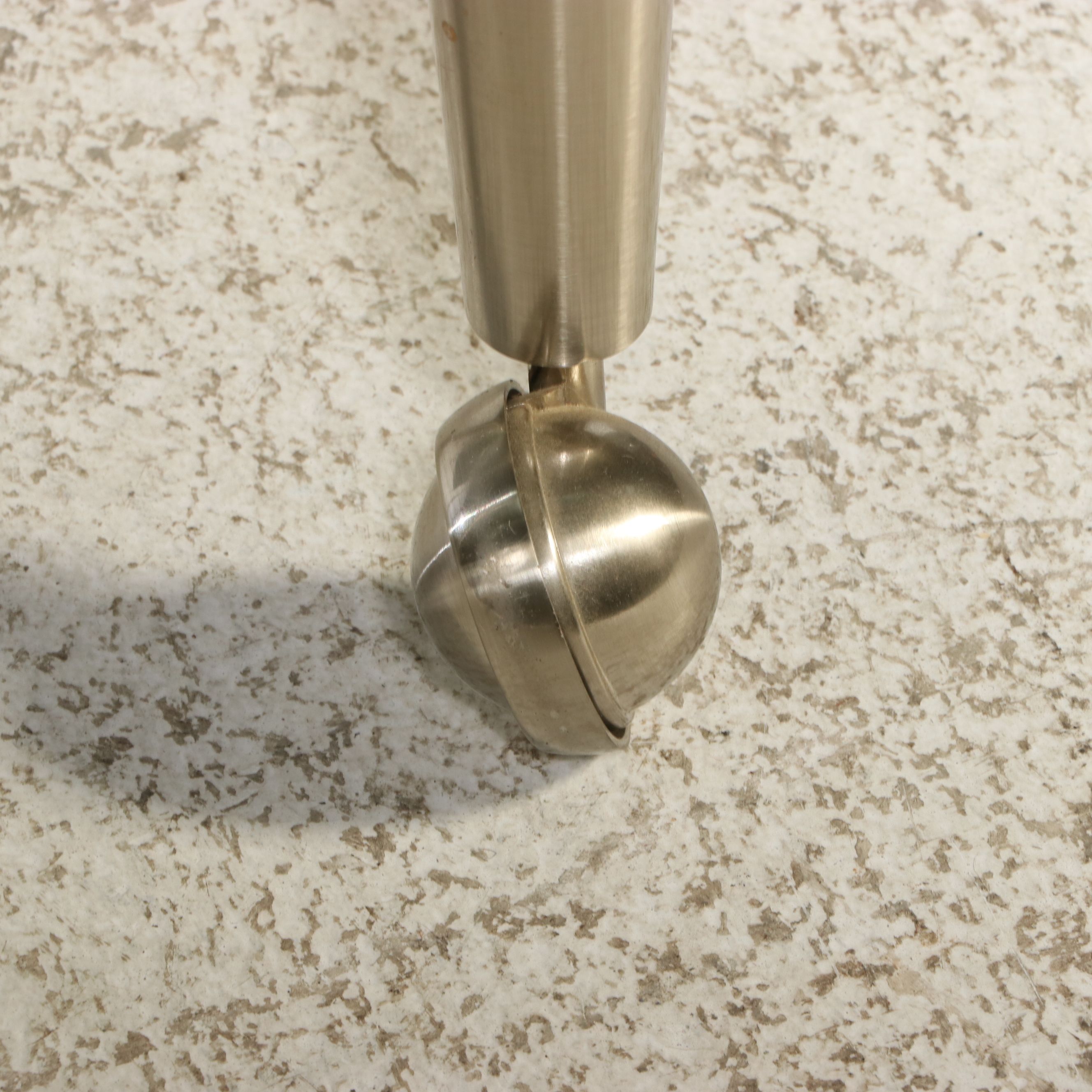 Pair of Modernist Style Multi-Tiered "Satellite" Style Glass End Tables