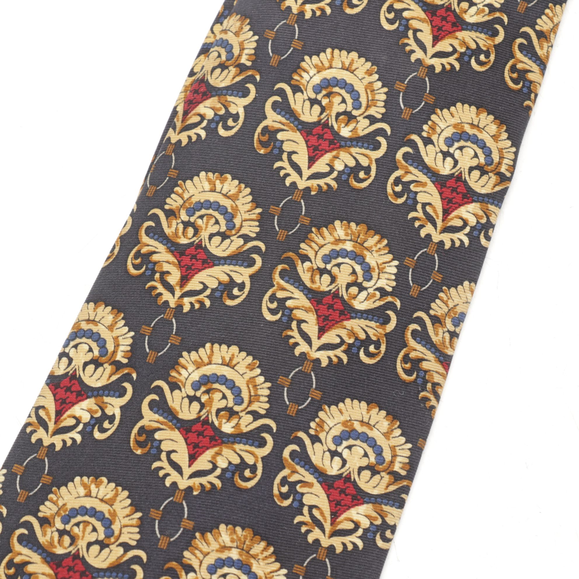Christian Dior Monsieur and Coach Set of Patterned Neck Ties