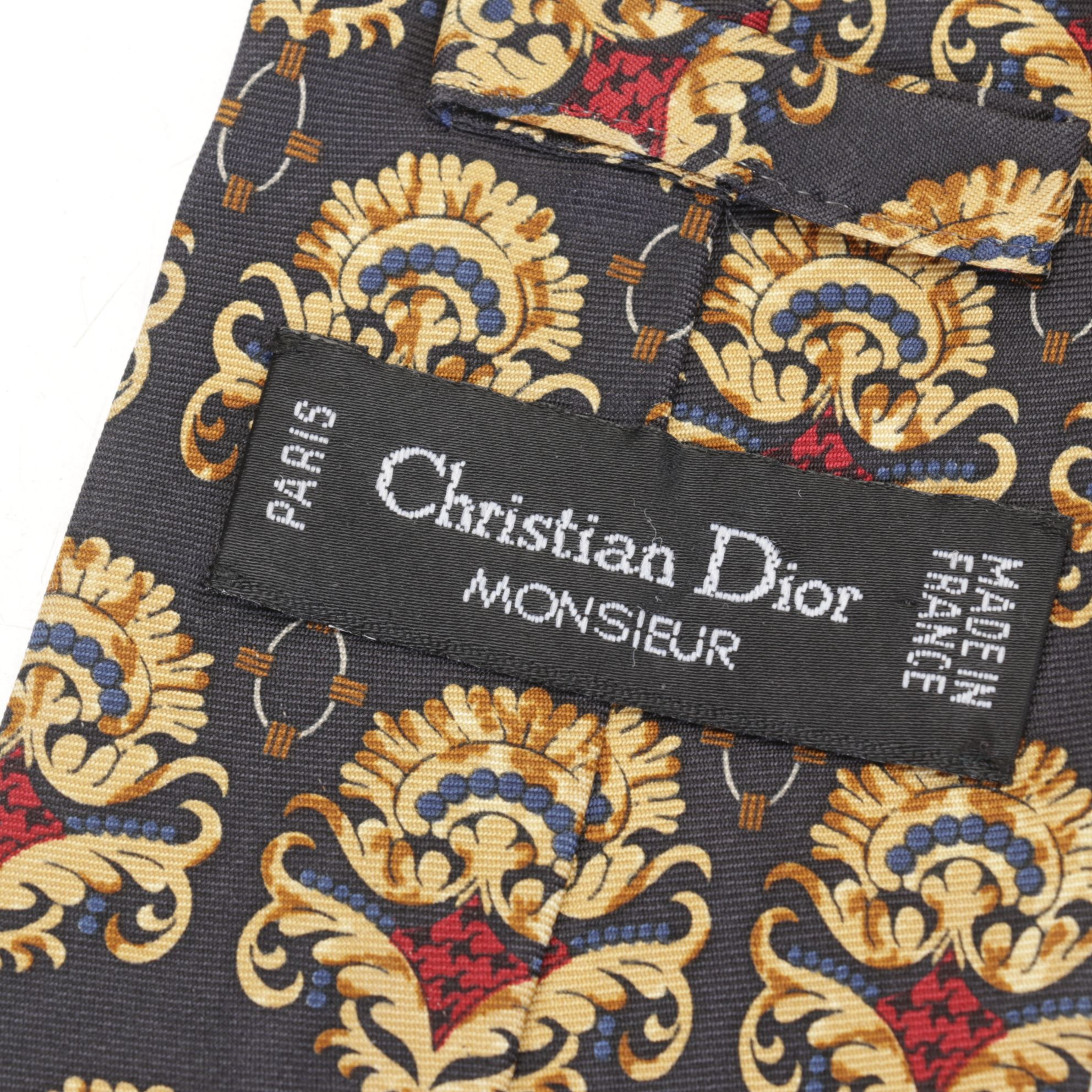 Christian Dior Monsieur and Coach Set of Patterned Neck Ties