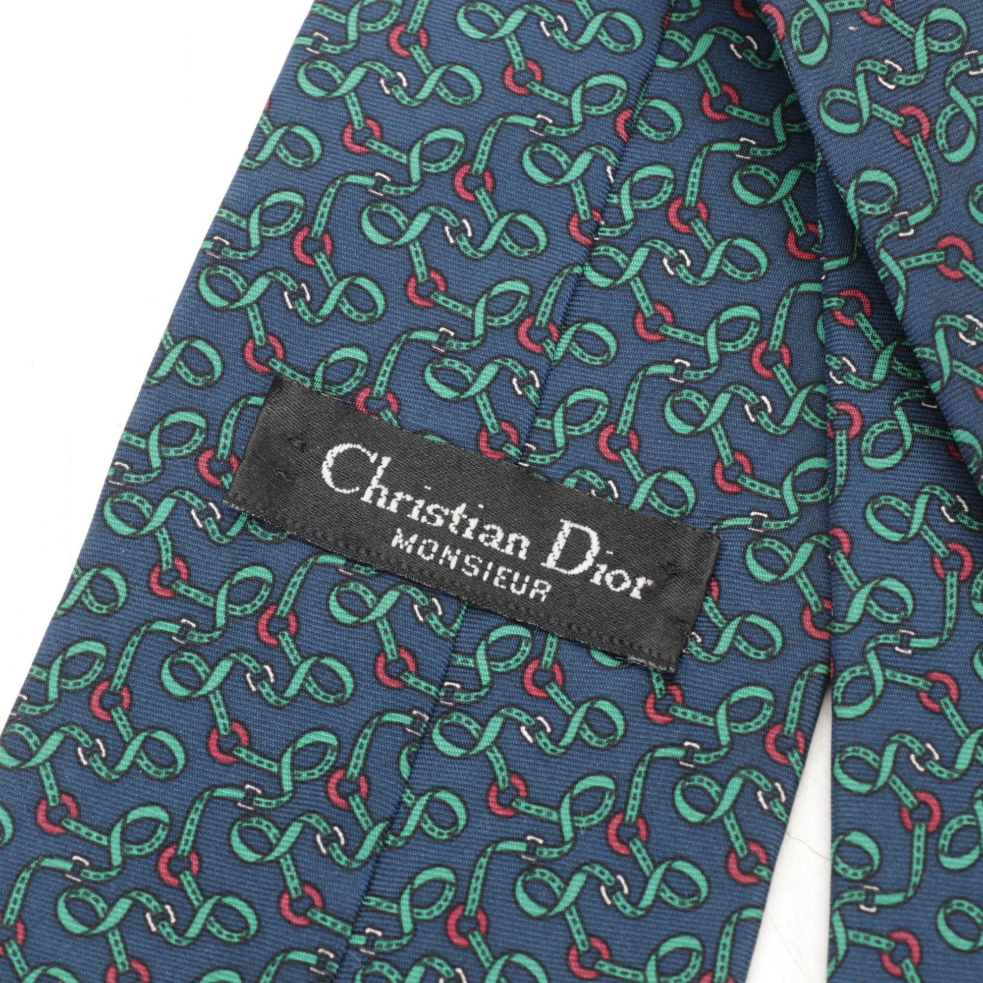 Christian Dior Monsieur and Coach Set of Patterned Neck Ties