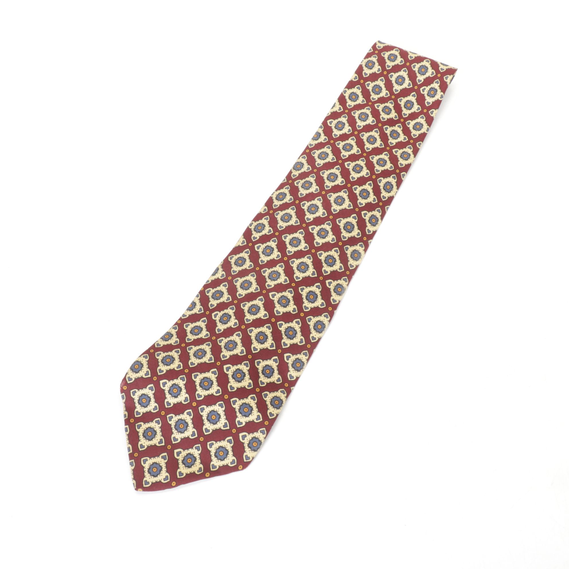 Christian Dior Monsieur and Coach Set of Patterned Neck Ties