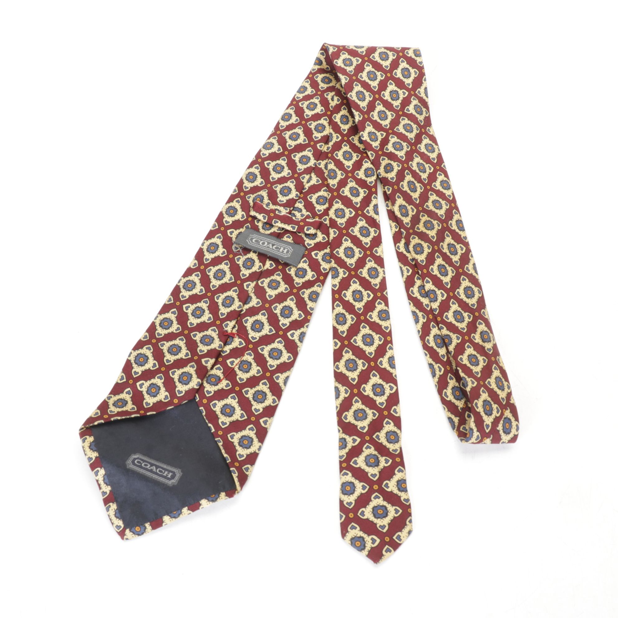 Christian Dior Monsieur and Coach Set of Patterned Neck Ties