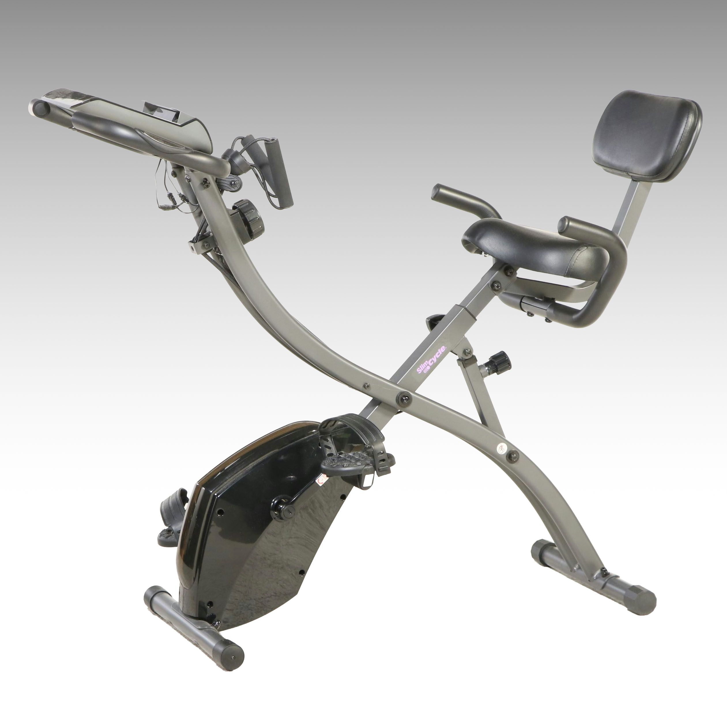 BulbHead "Slim Cycle" 2-in-1 Folding Exercise Bike