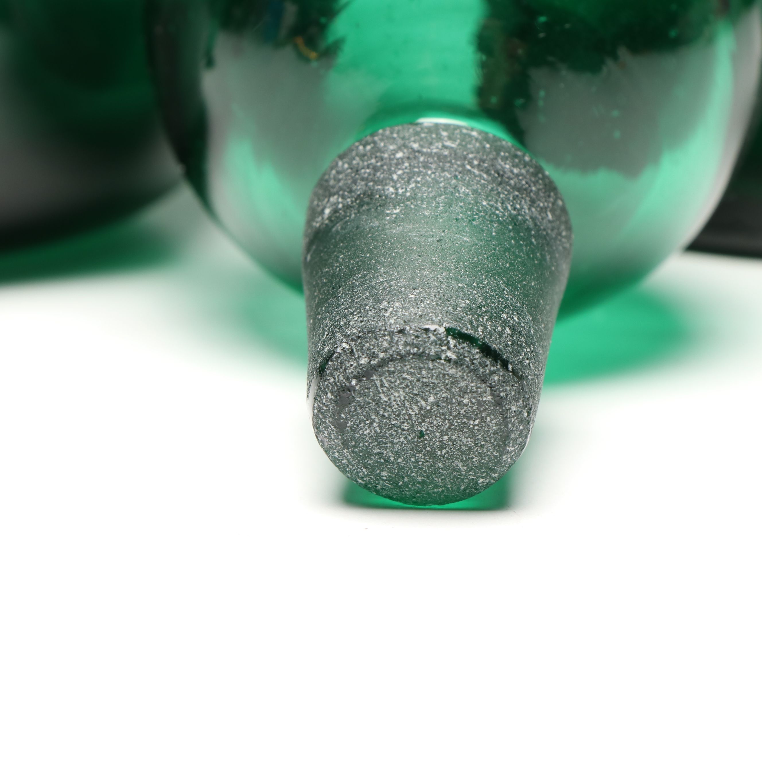 Mid Century Modern Emerald Green Vases, Goblets and Stoppered Vessels