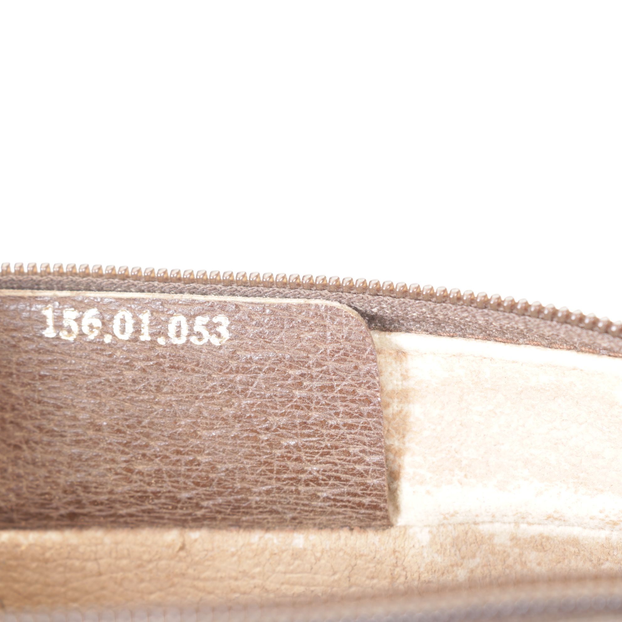 Gucci Accessory Collection GG Supreme Canvas and Leather Wristlet Clutch