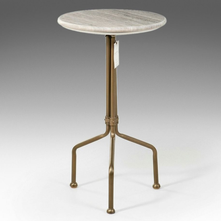 Hearth & Hand with Magnolia Marble Drink Table, 21st Century