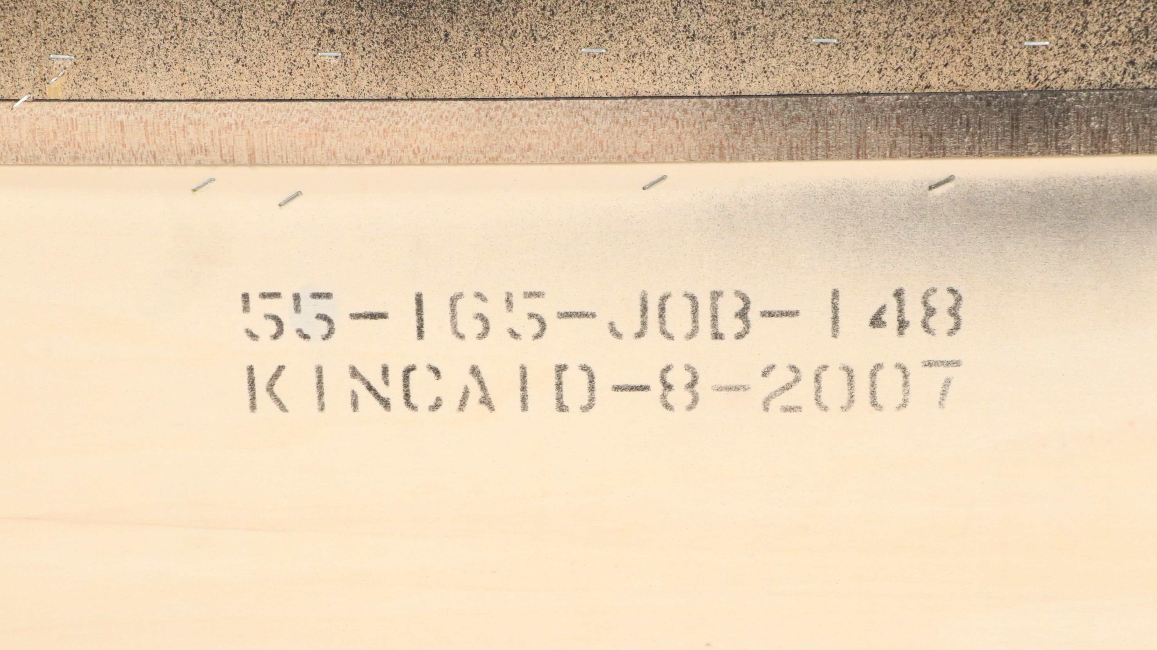 Kincaid Furniture Black Mission-Style Bedroom Set with Ameriwood Nightstand