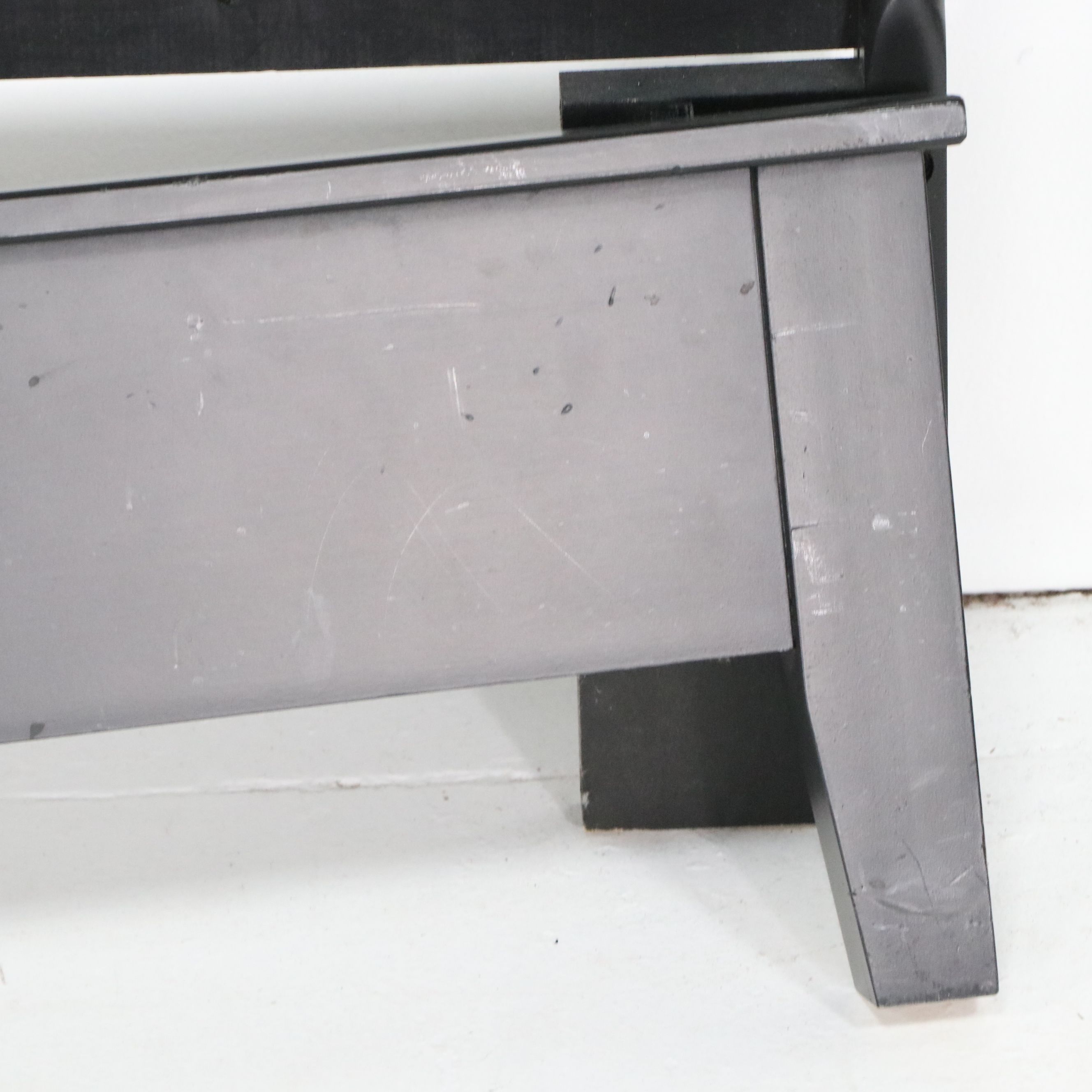 Kincaid Furniture Black Mission-Style Bedroom Set with Ameriwood Nightstand