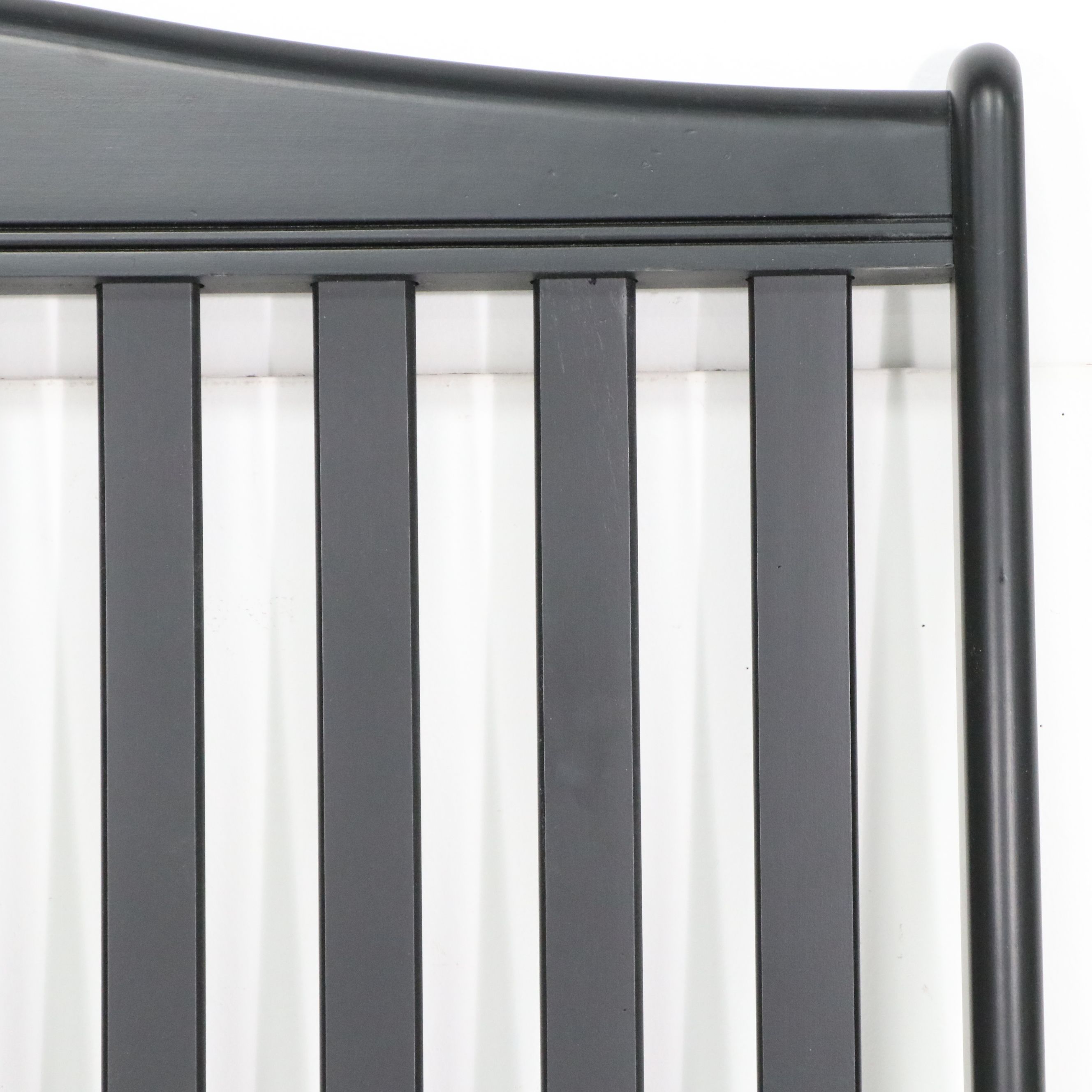 Kincaid Furniture Black Mission-Style Bedroom Set with Ameriwood Nightstand