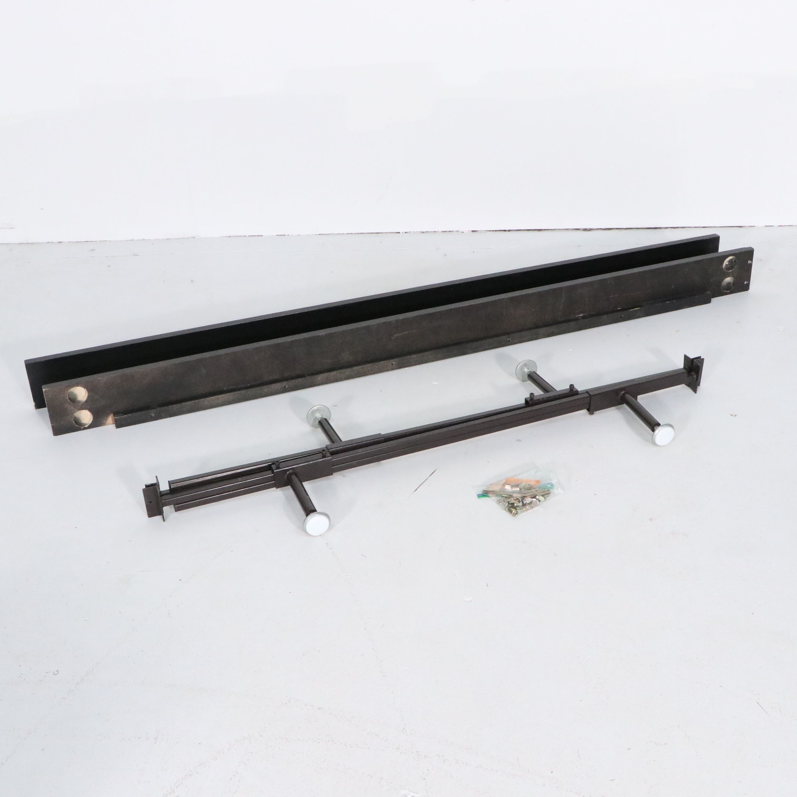 Kincaid Furniture Black Mission-Style Bedroom Set with Ameriwood Nightstand