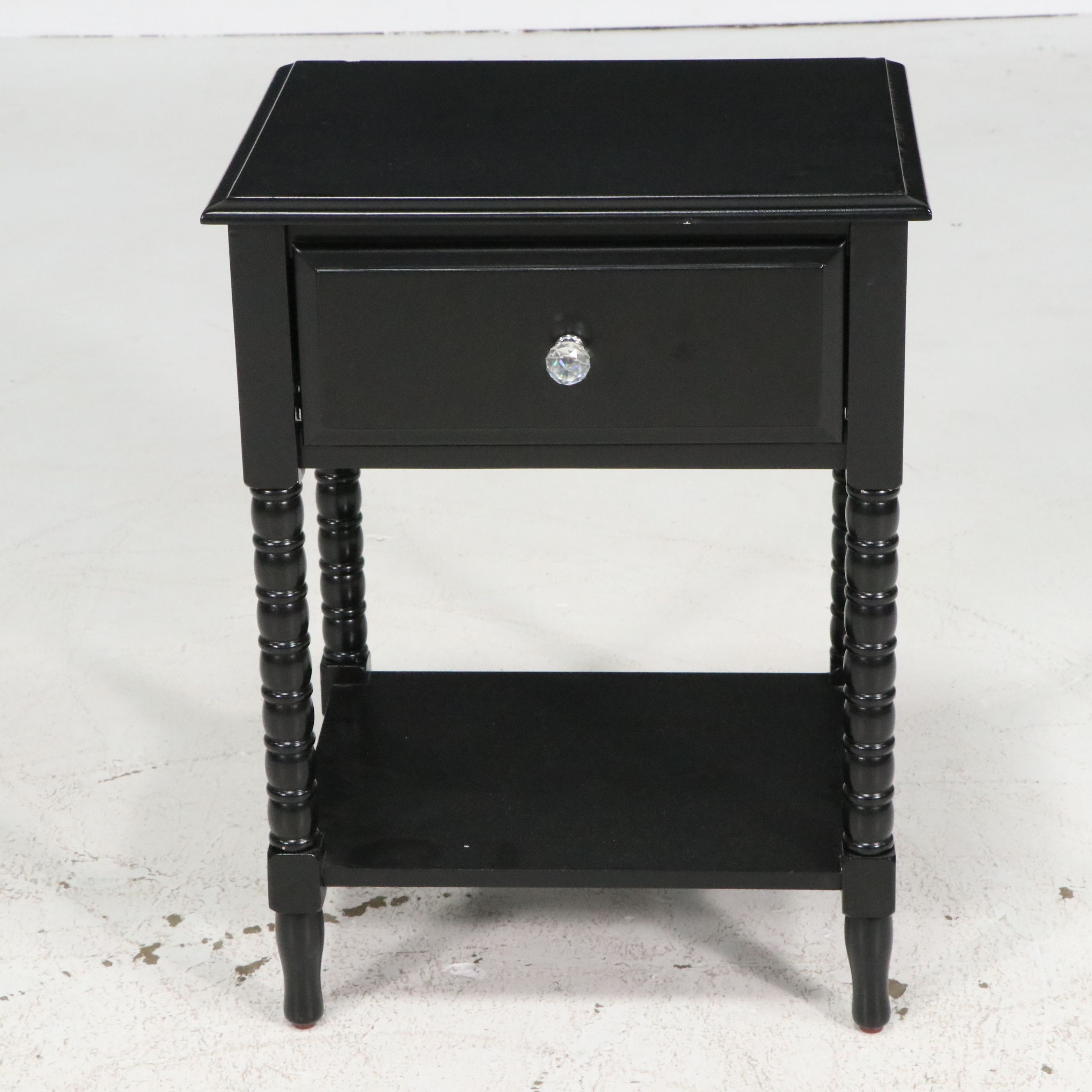 Kincaid Furniture Black Mission-Style Bedroom Set with Ameriwood Nightstand
