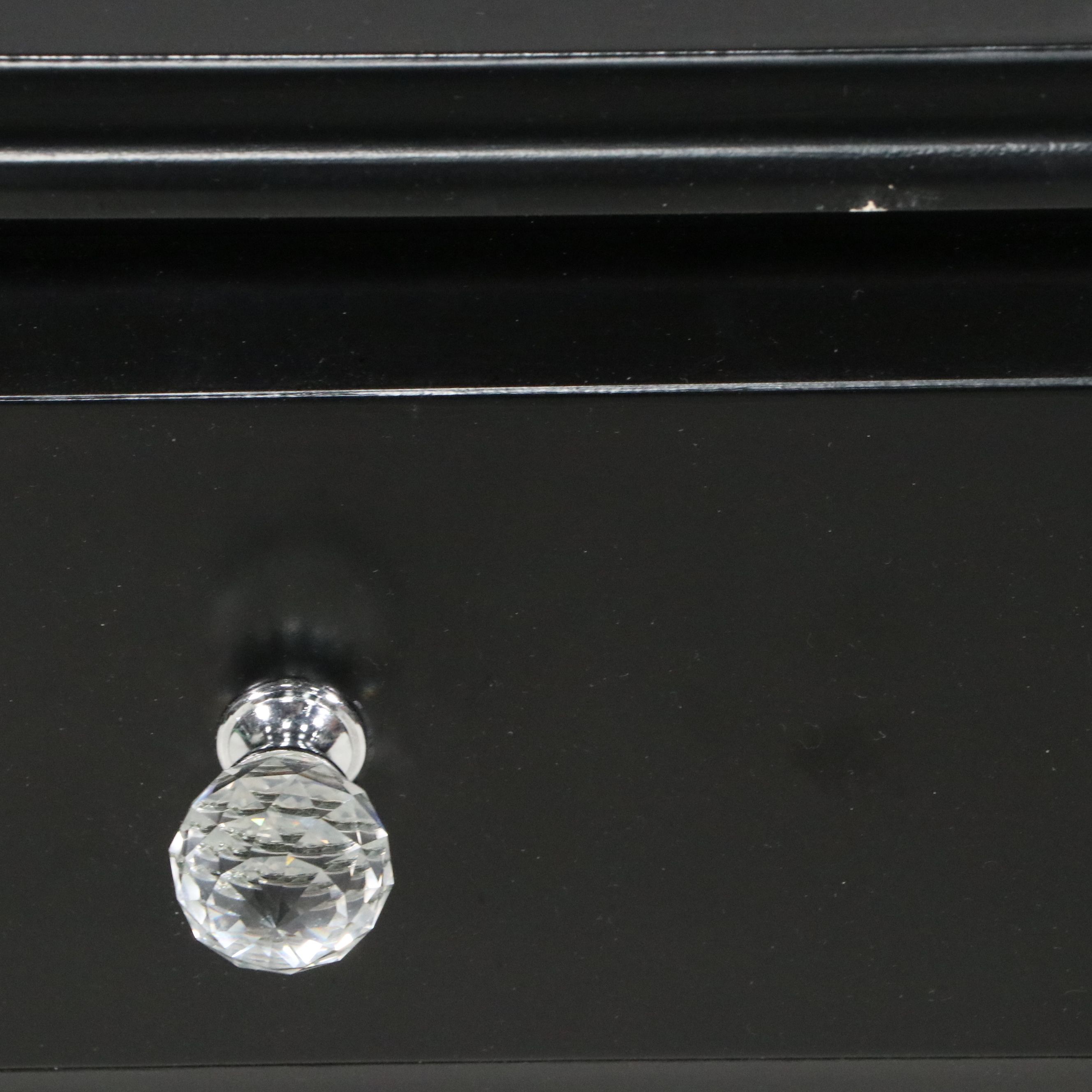 Kincaid Furniture Black Mission-Style Bedroom Set with Ameriwood Nightstand