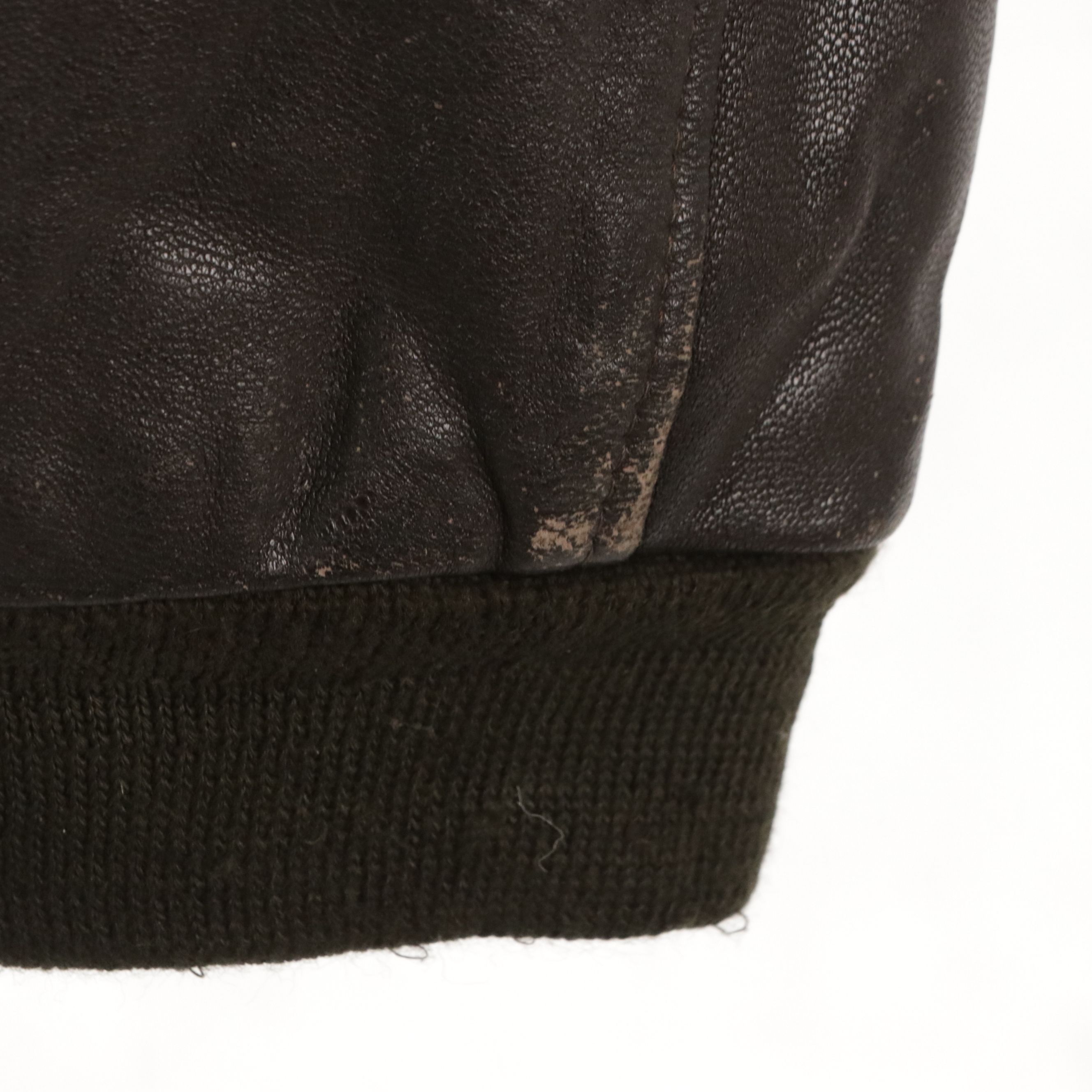 Men's Bomber Style Leather Jacket