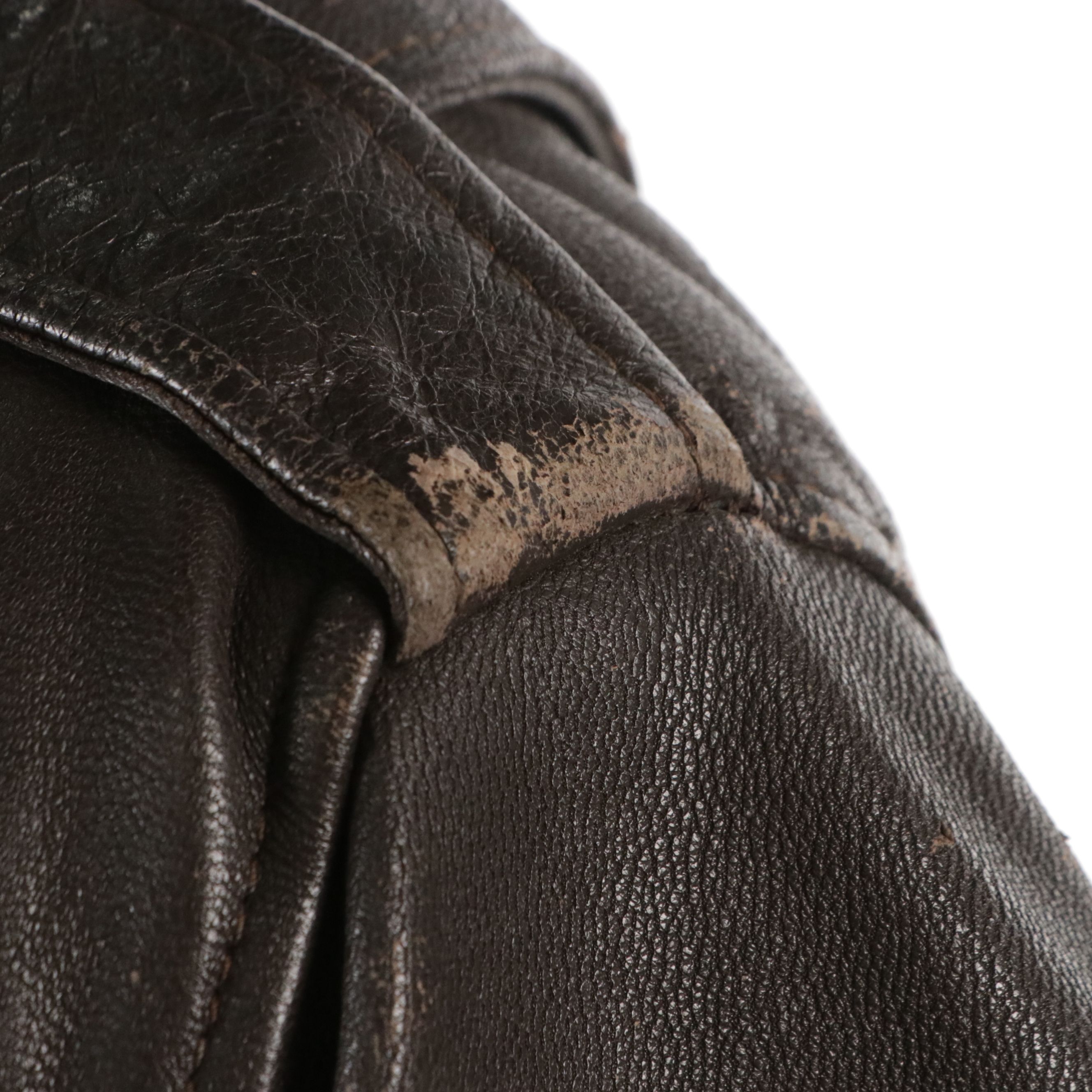 Men's Bomber Style Leather Jacket