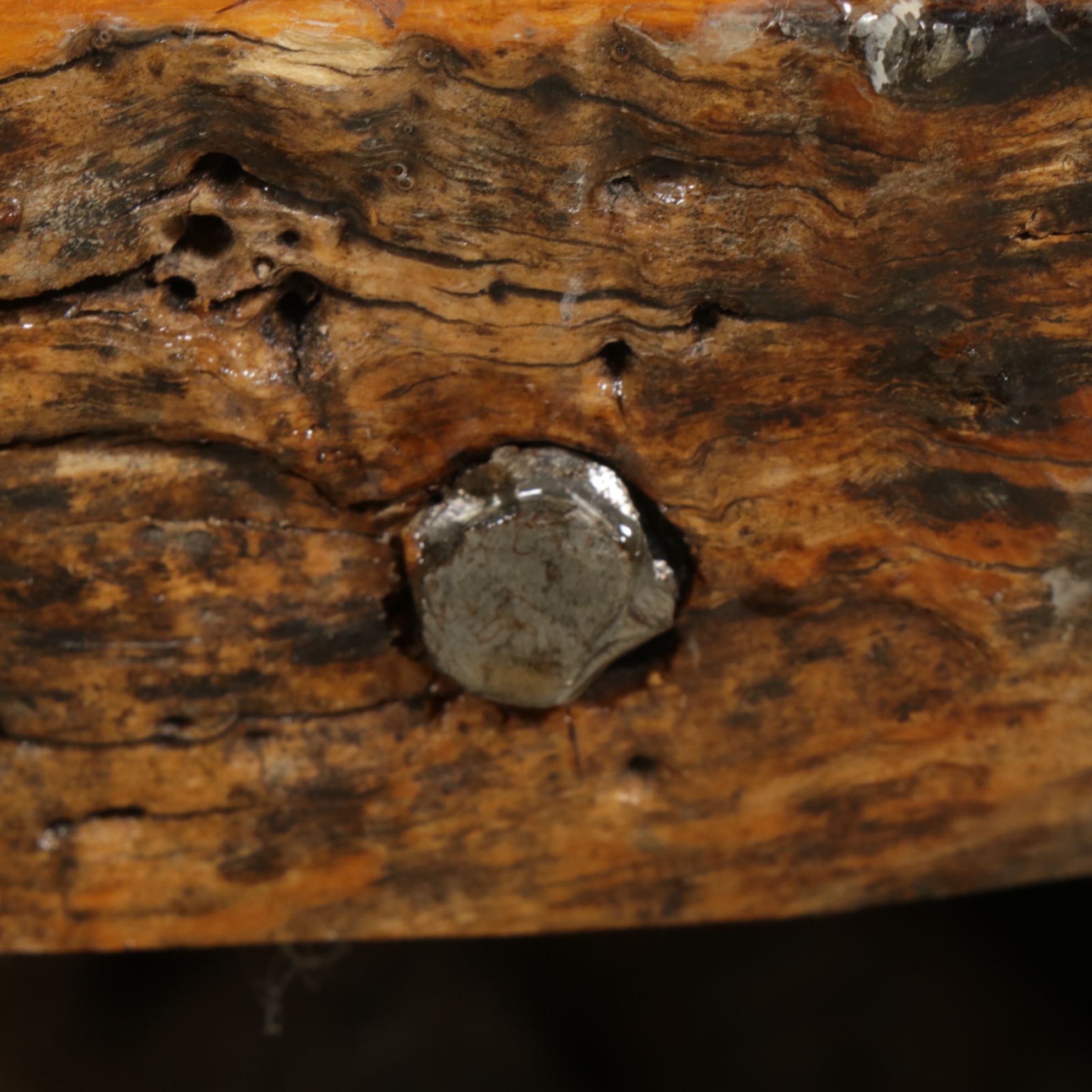 Live Edge Burl Wood Coffee Table