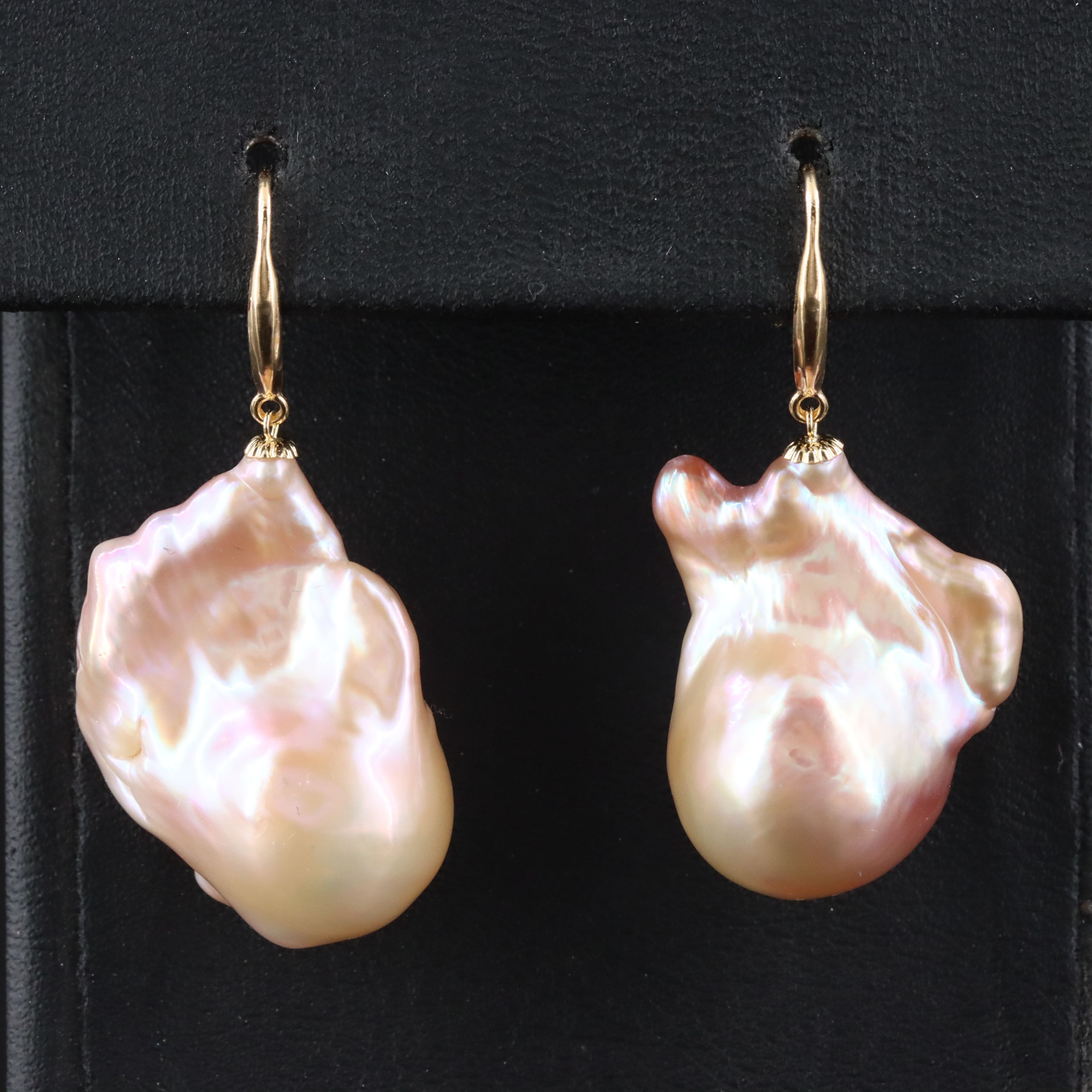 18K Pearl Drop Earrings