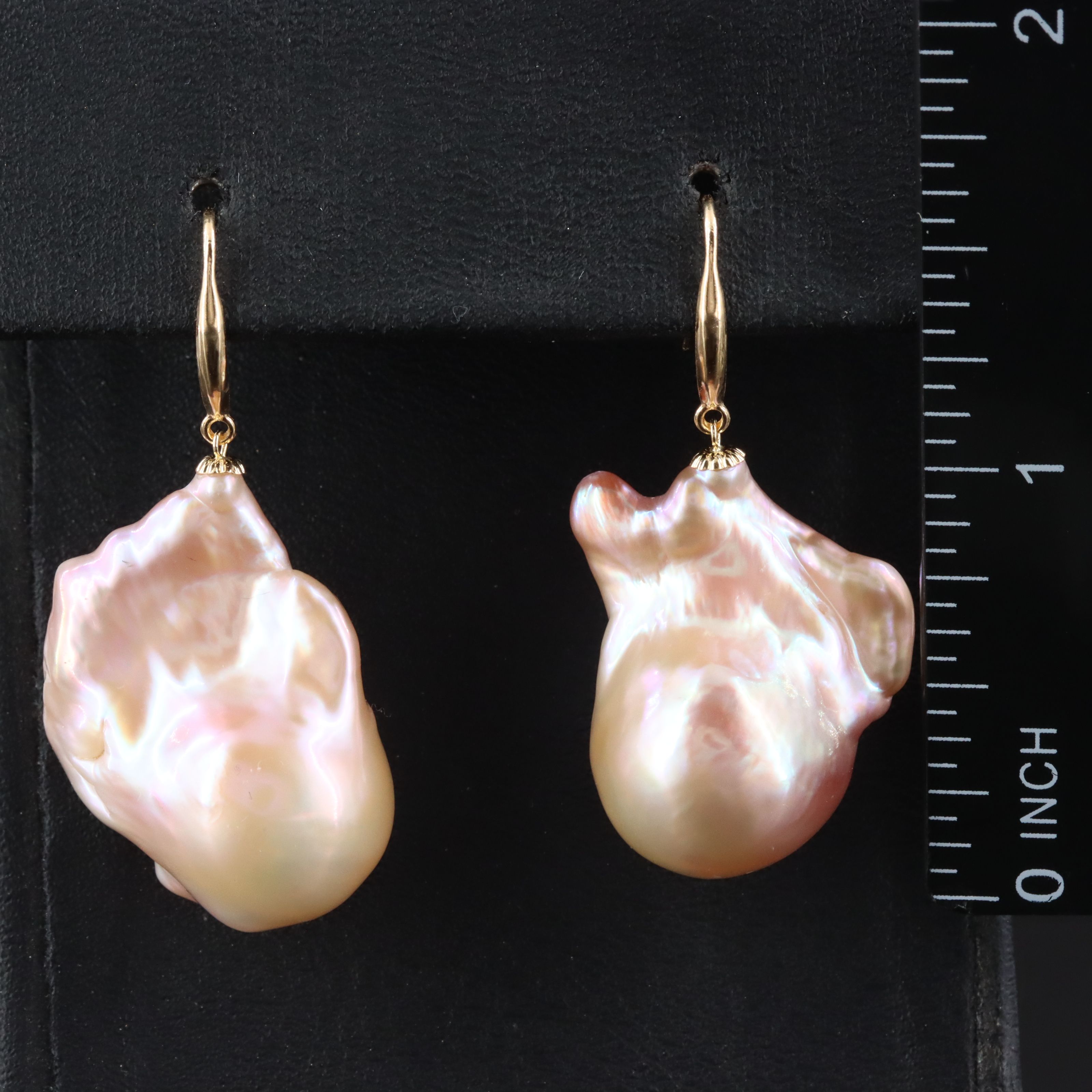 18K Pearl Drop Earrings