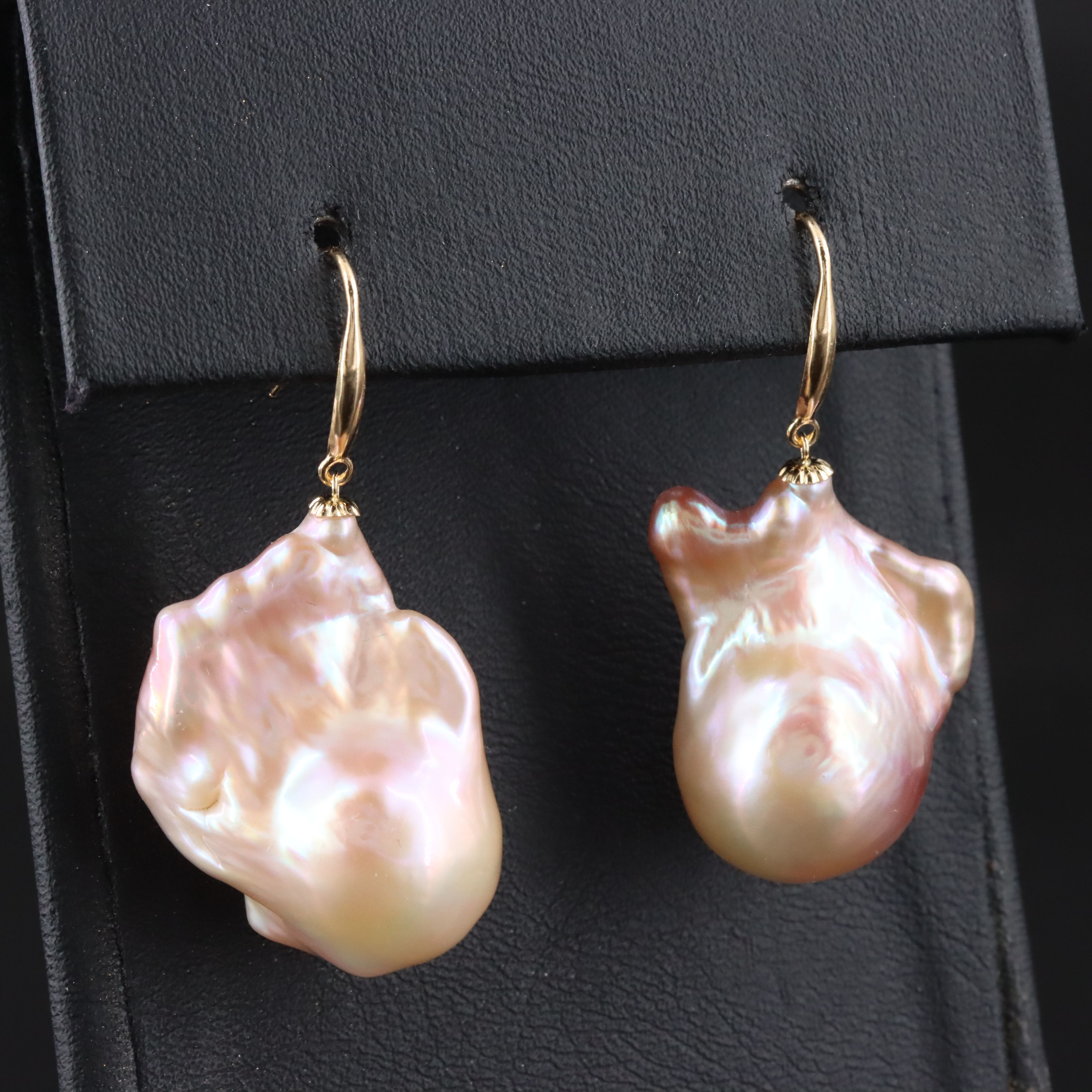 18K Pearl Drop Earrings