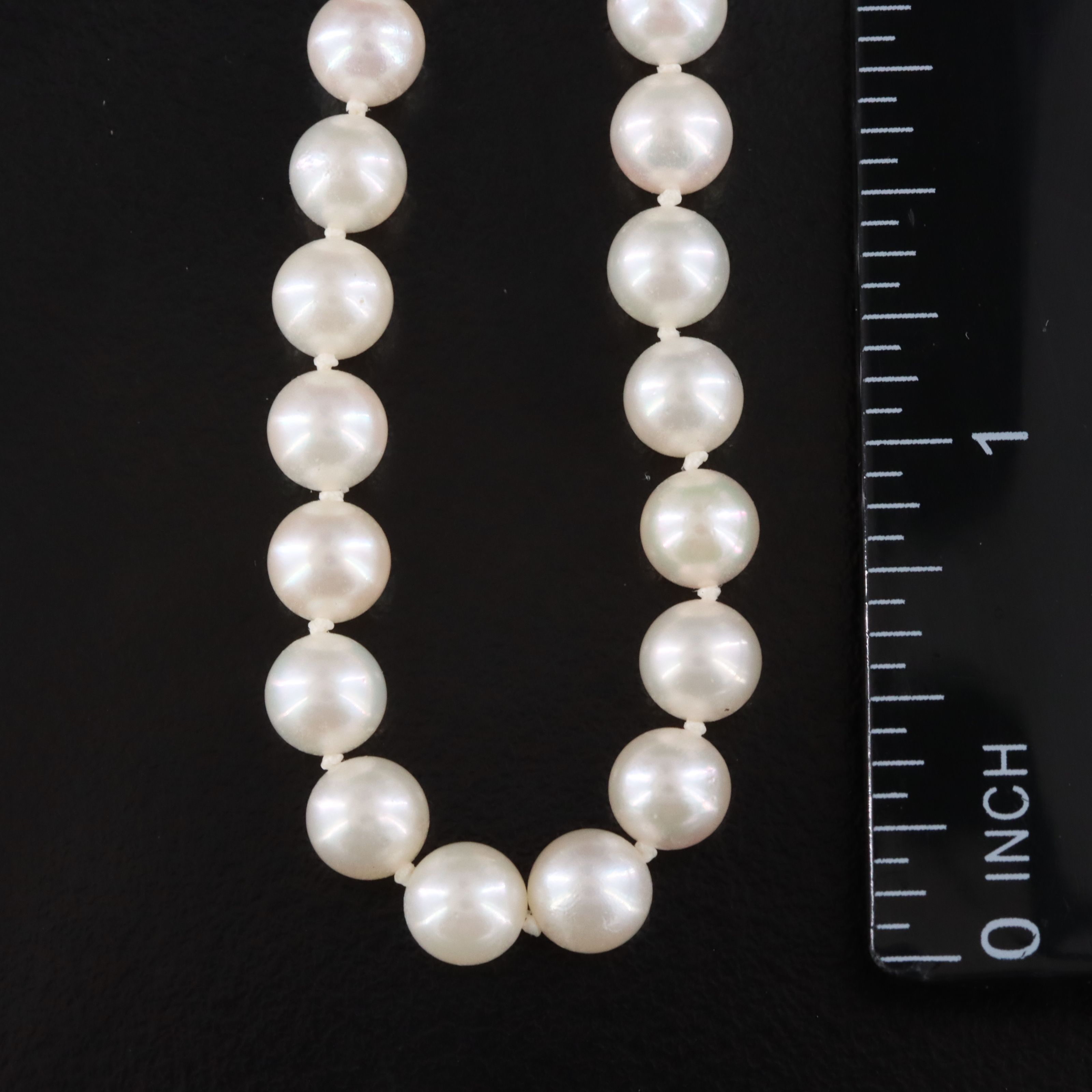 Pearl Necklace with 14K Clasp