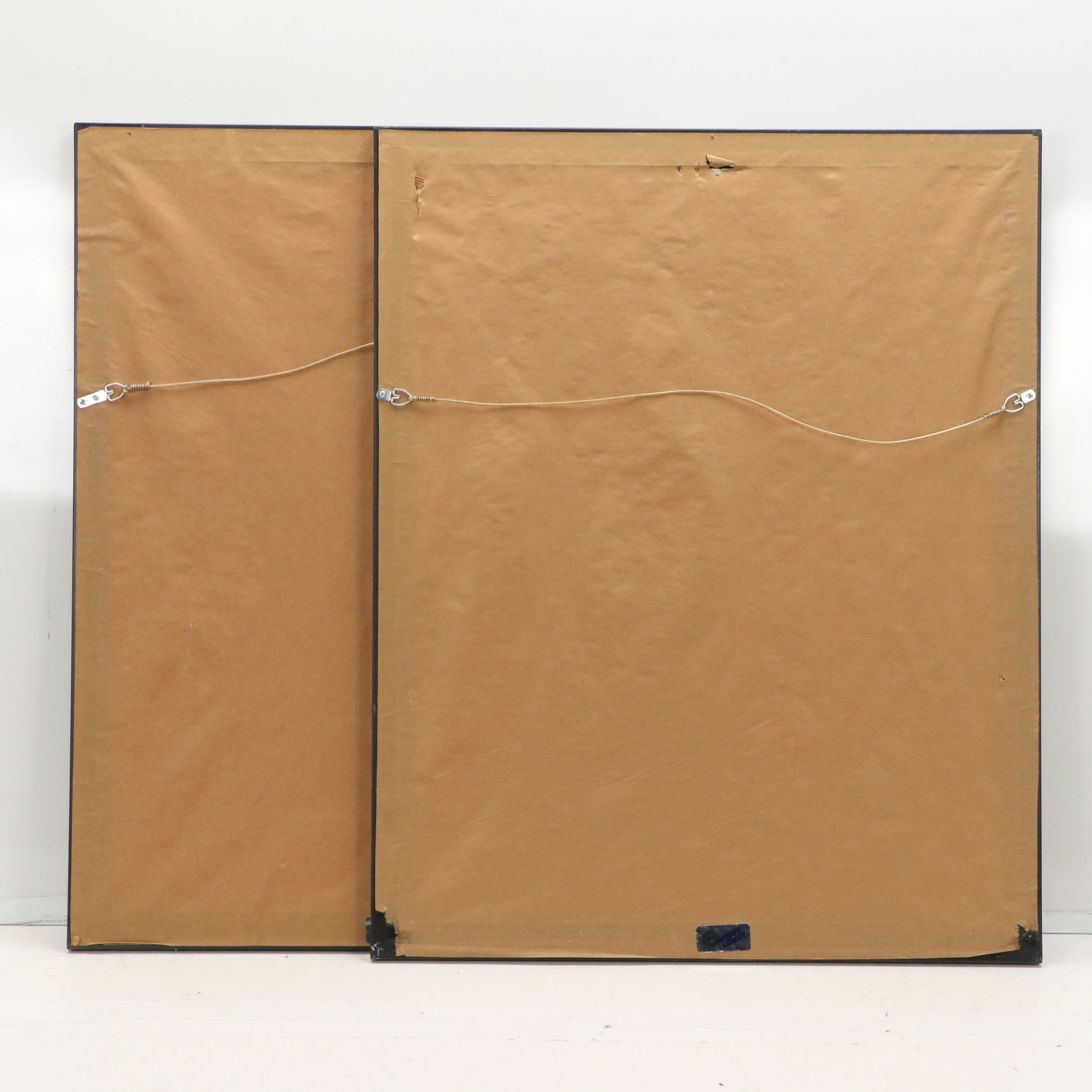 After Georgia O'Keefe Pink and Blue Offset Lithograph Duo, Late 20th Century