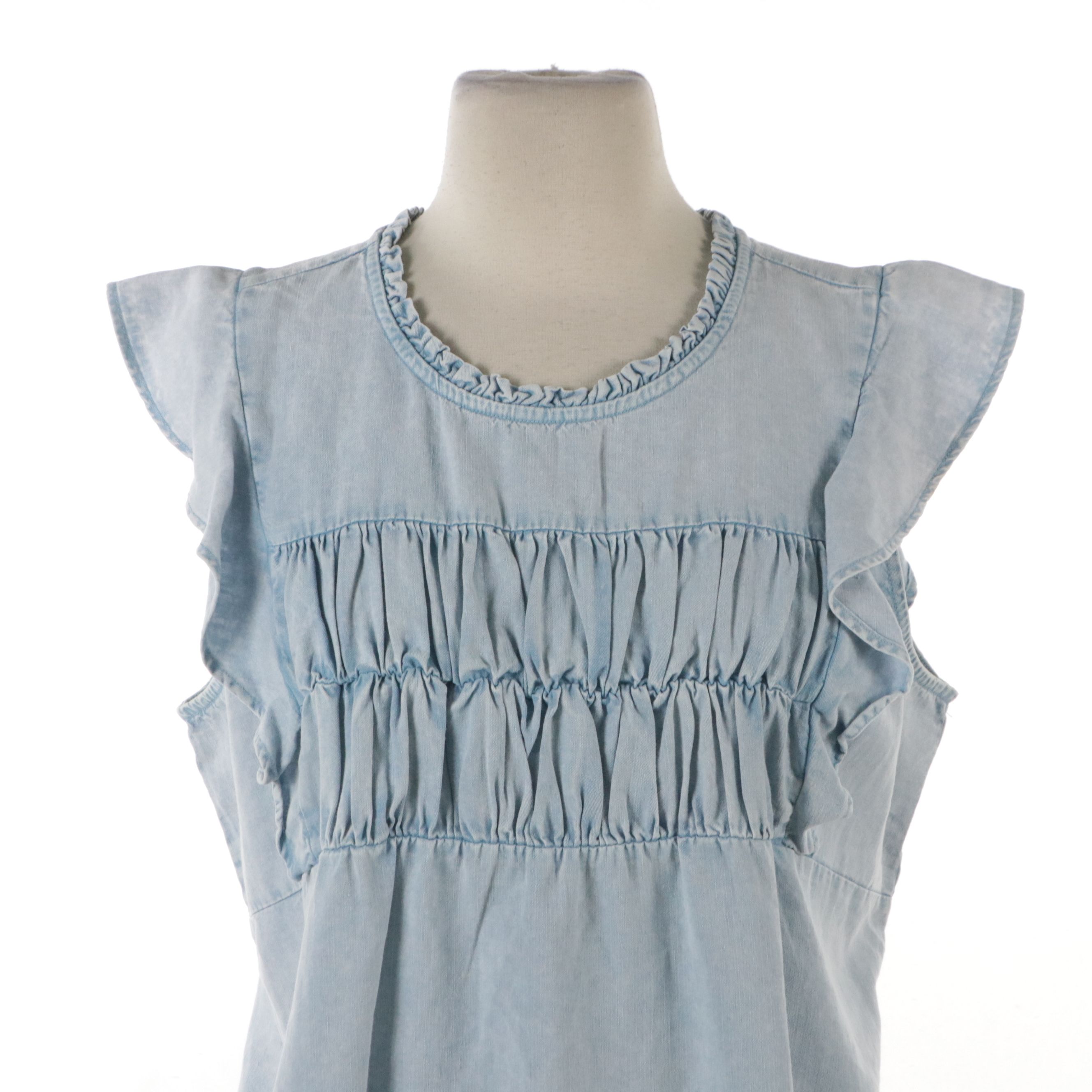 Marie Oliver "Athena" and Rails "Filomena" Short Sleeve Blouses, New With Tags