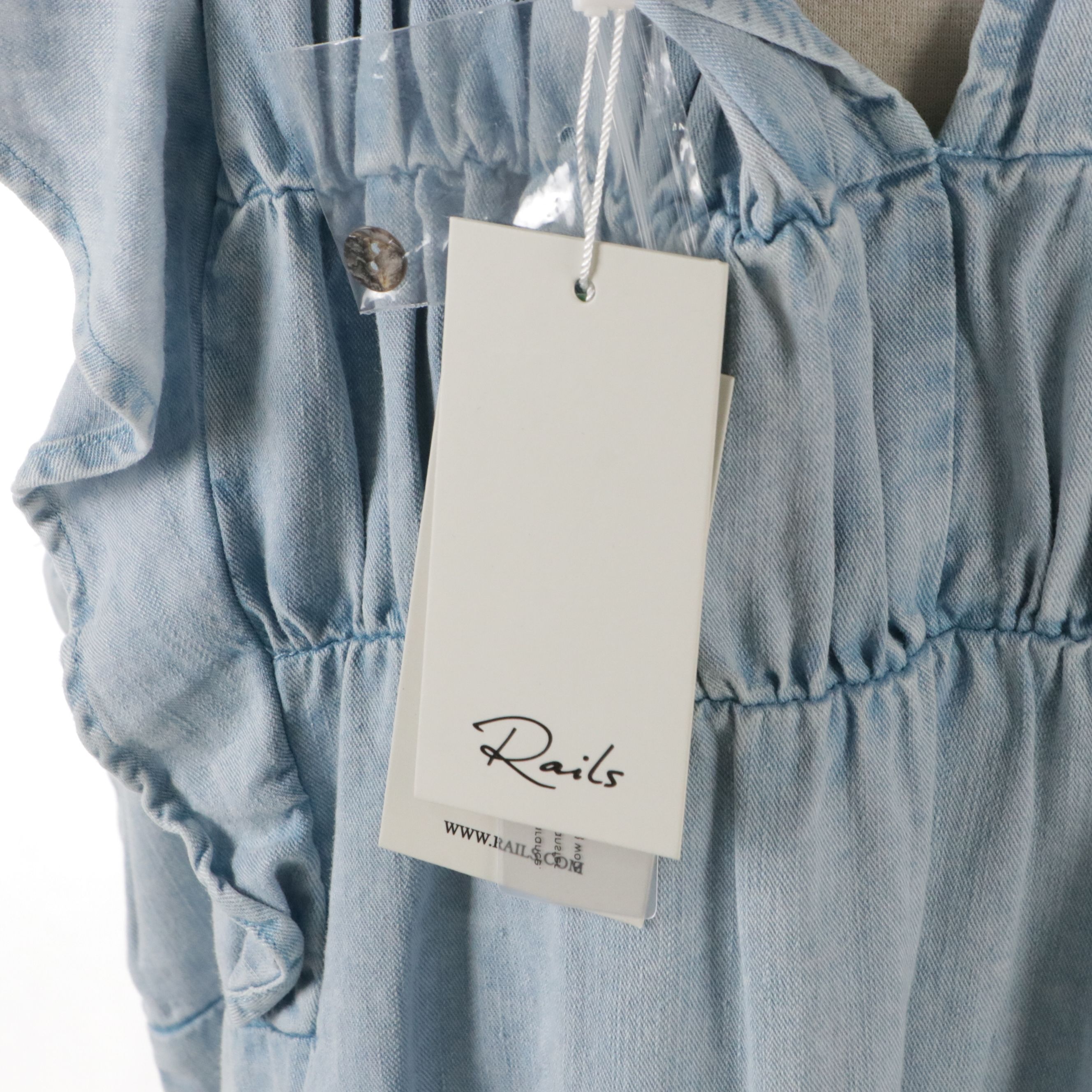 Marie Oliver "Athena" and Rails "Filomena" Short Sleeve Blouses, New With Tags