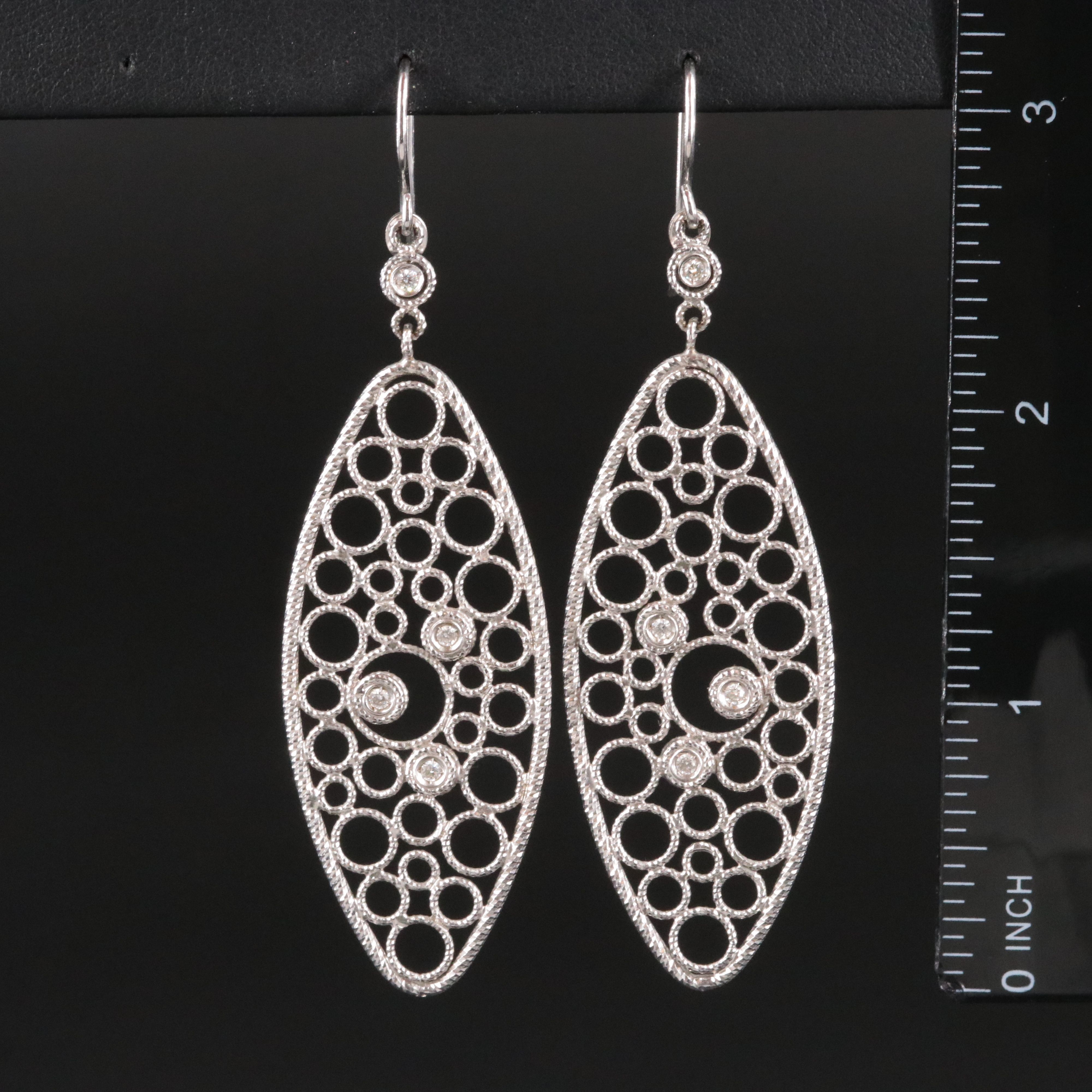 Roberto Coin Bollicine 18K Diamond Earrings