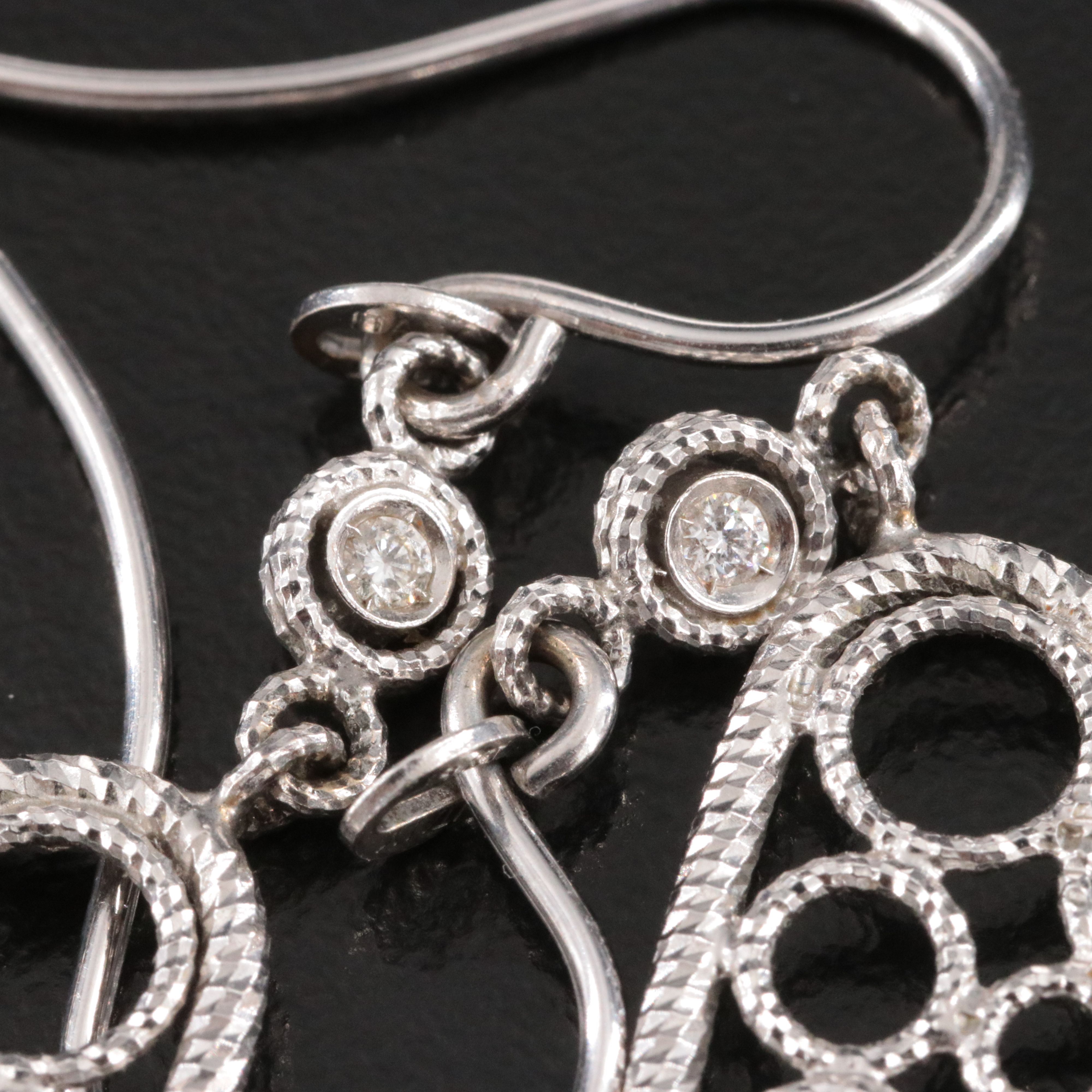 Roberto Coin Bollicine 18K Diamond Earrings