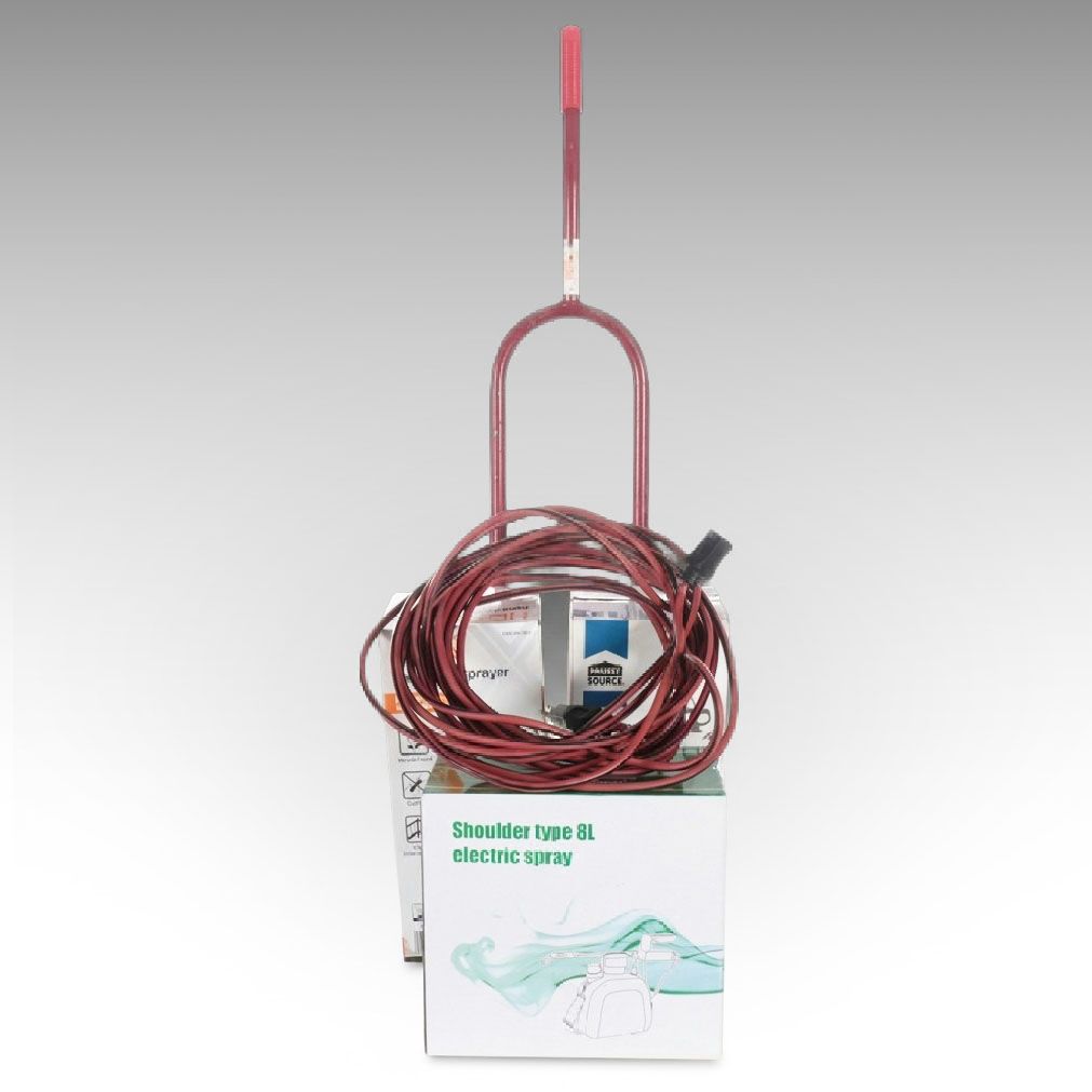 Red Dragon Hand Truck, Multipurpose Sprayers and Werner Ladder