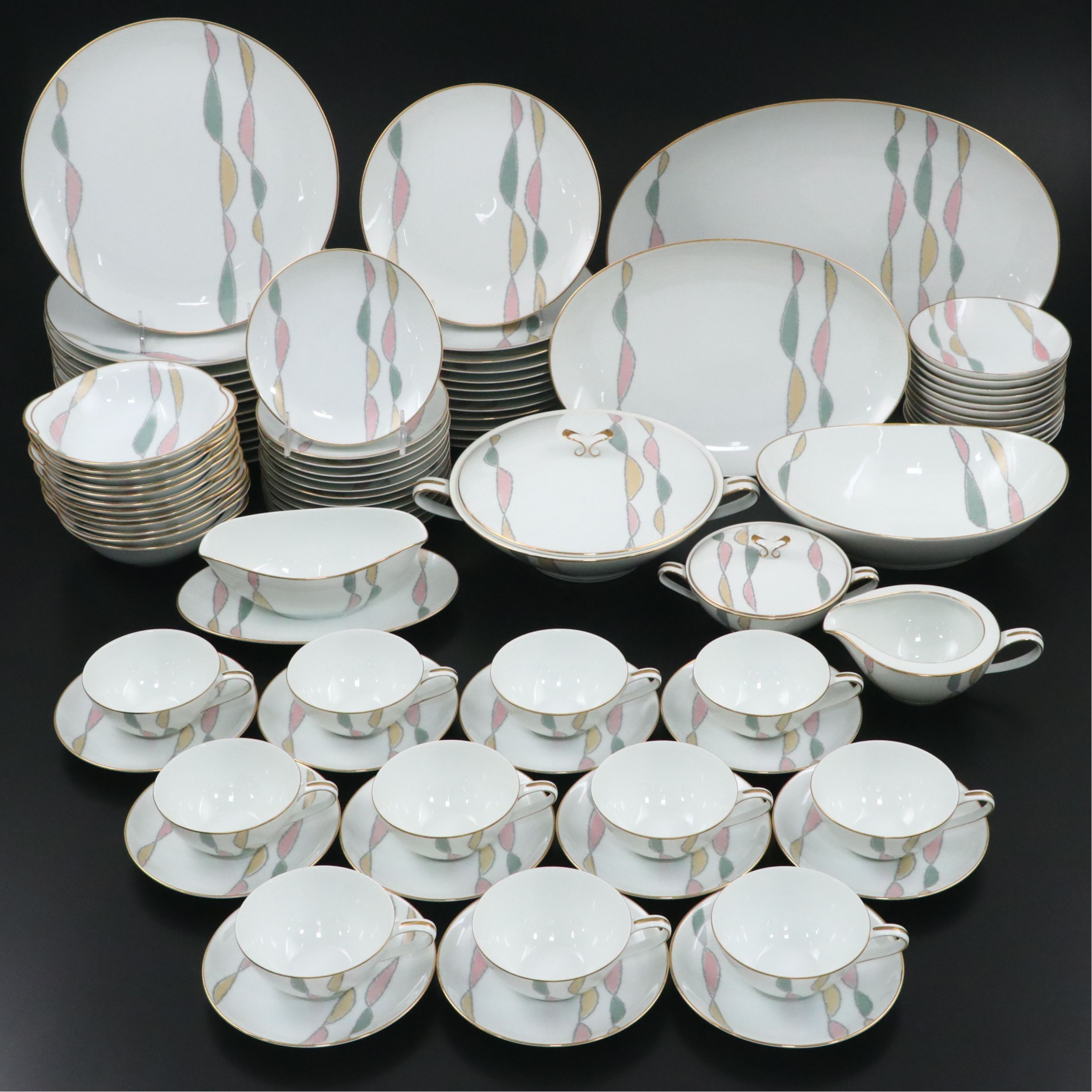 Mid Century Modern RC Porcelain Tableware