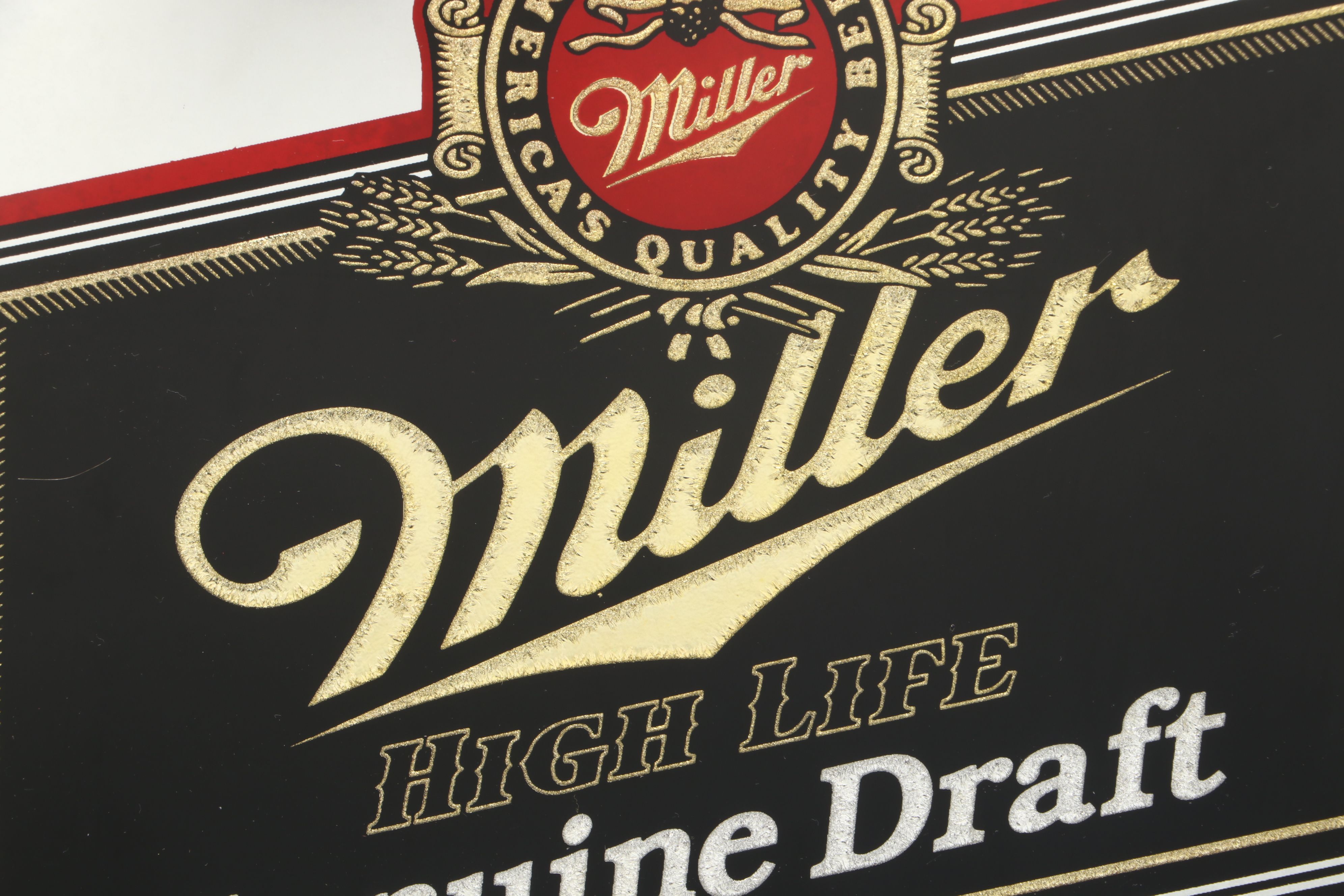 Miller High Life and Heileman's Brewing Co. Decorated Wall Mirrors, Late 20th C.