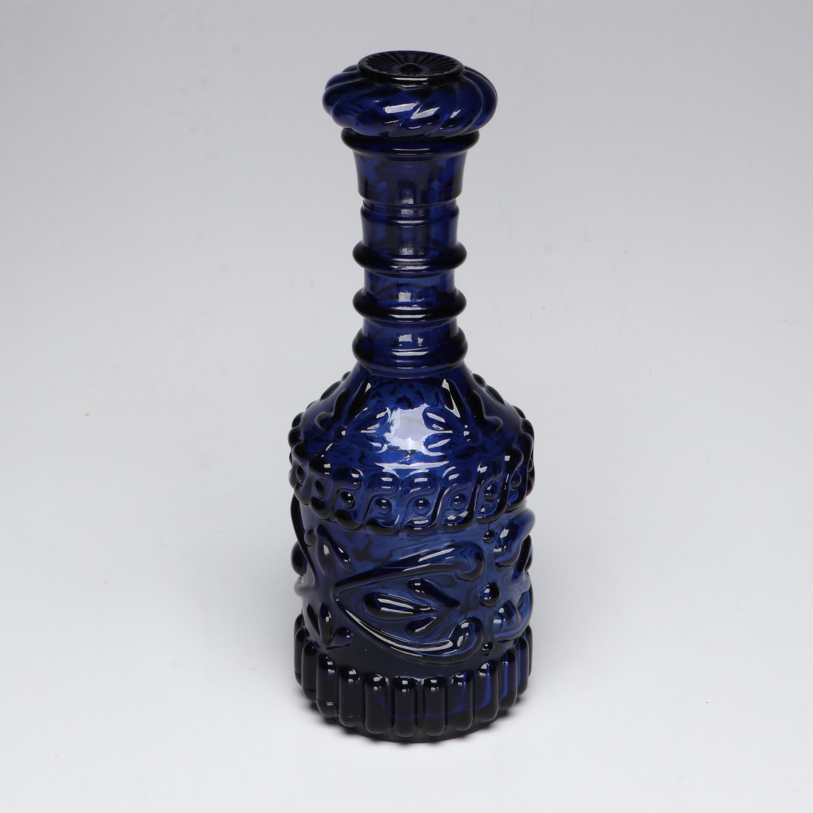 Pilgrim Glass "Bennington" Cobalt and Cranberry Pitchers with More Art Glassware