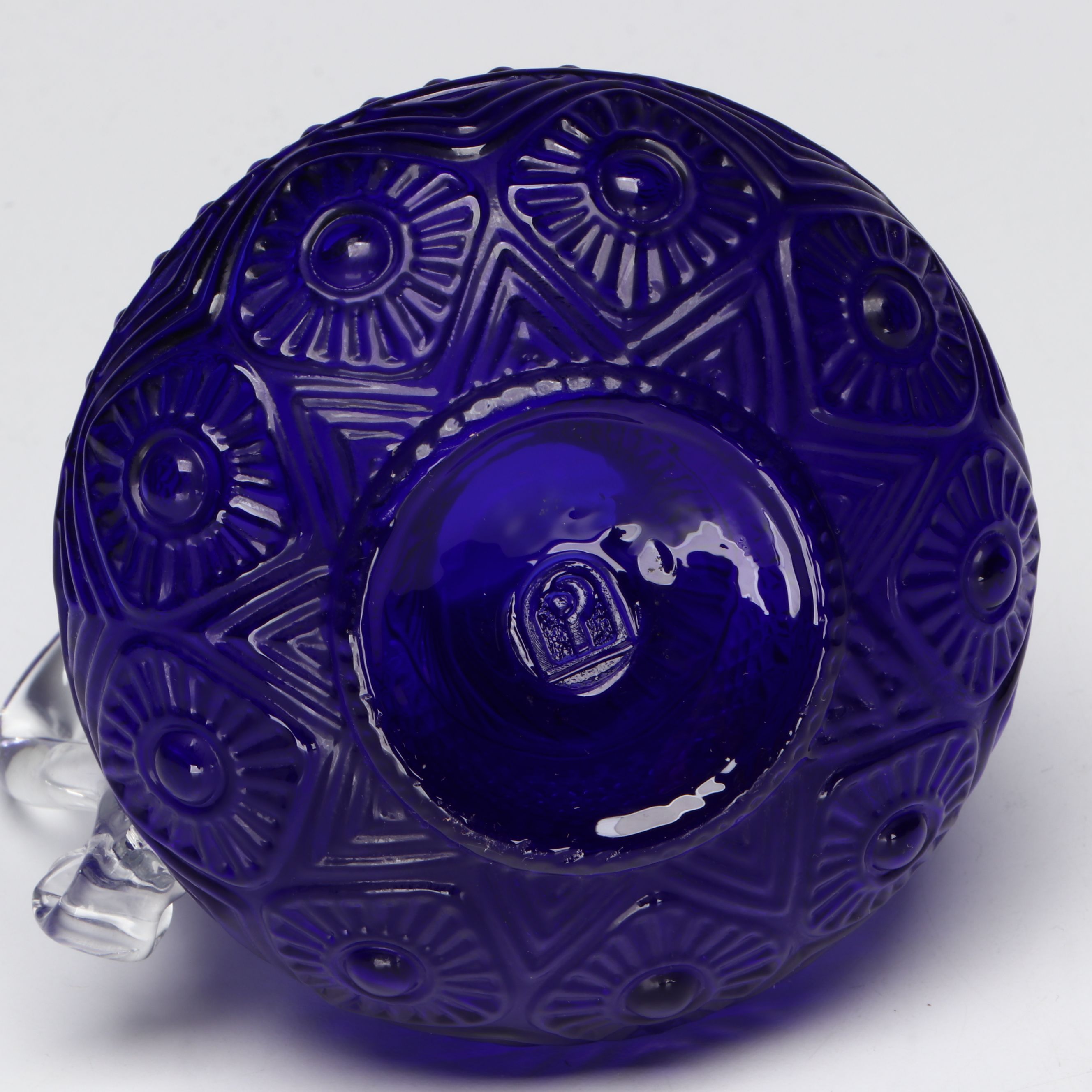 Pilgrim Glass "Bennington" Cobalt and Cranberry Pitchers with More Art Glassware