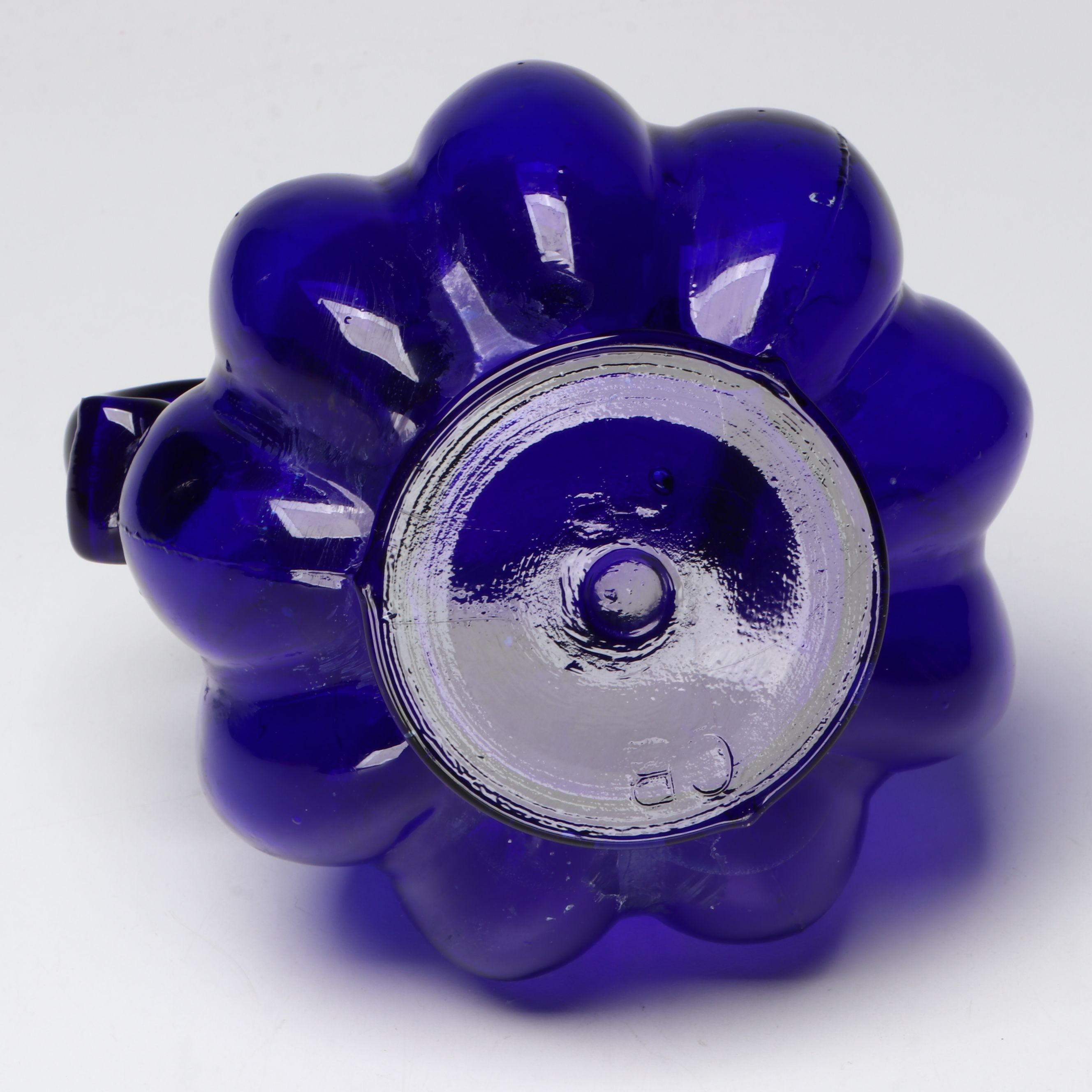 Pilgrim Glass "Bennington" Cobalt and Cranberry Pitchers with More Art Glassware