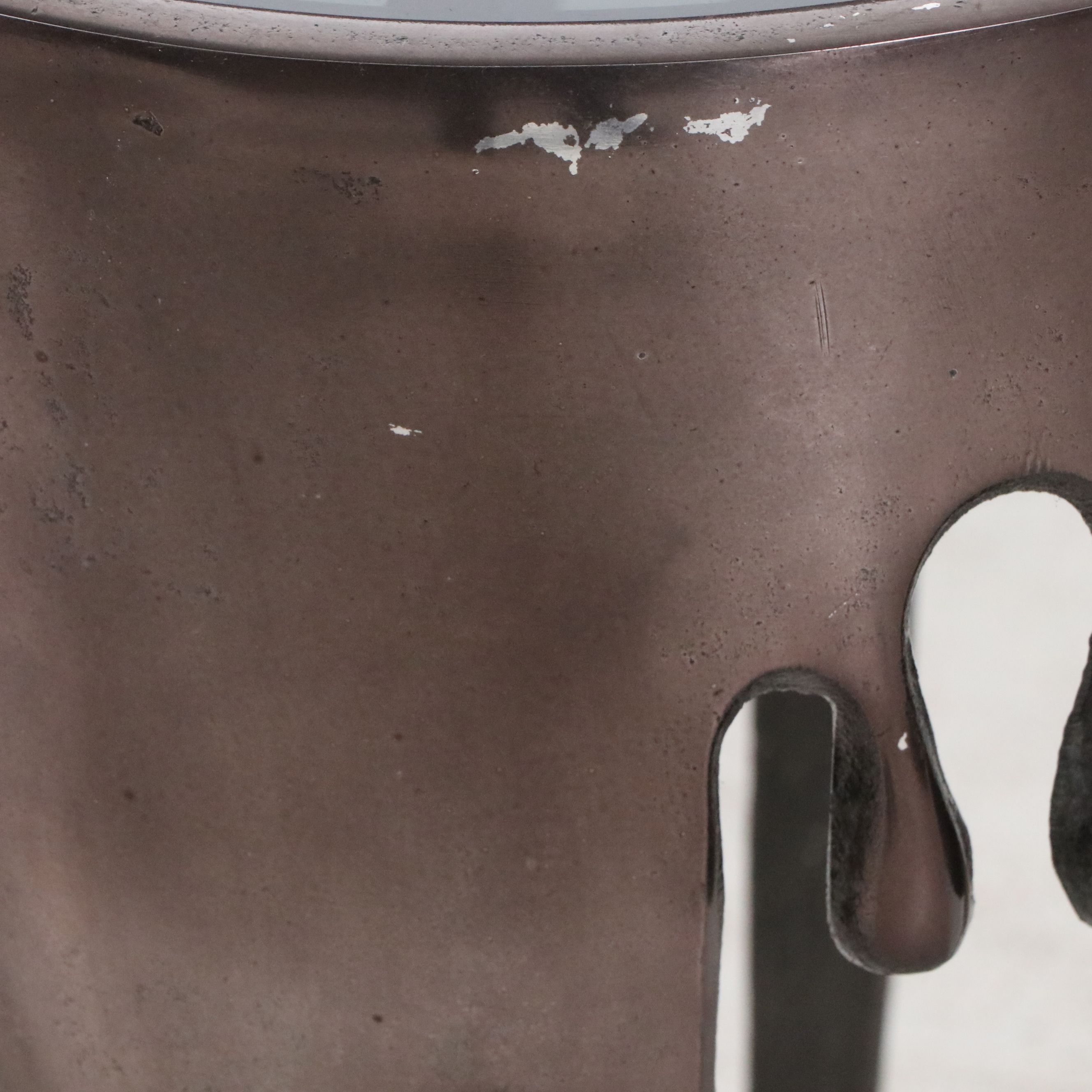 Contemporary "Drip" Form Metal Occasional Table, 21st Century