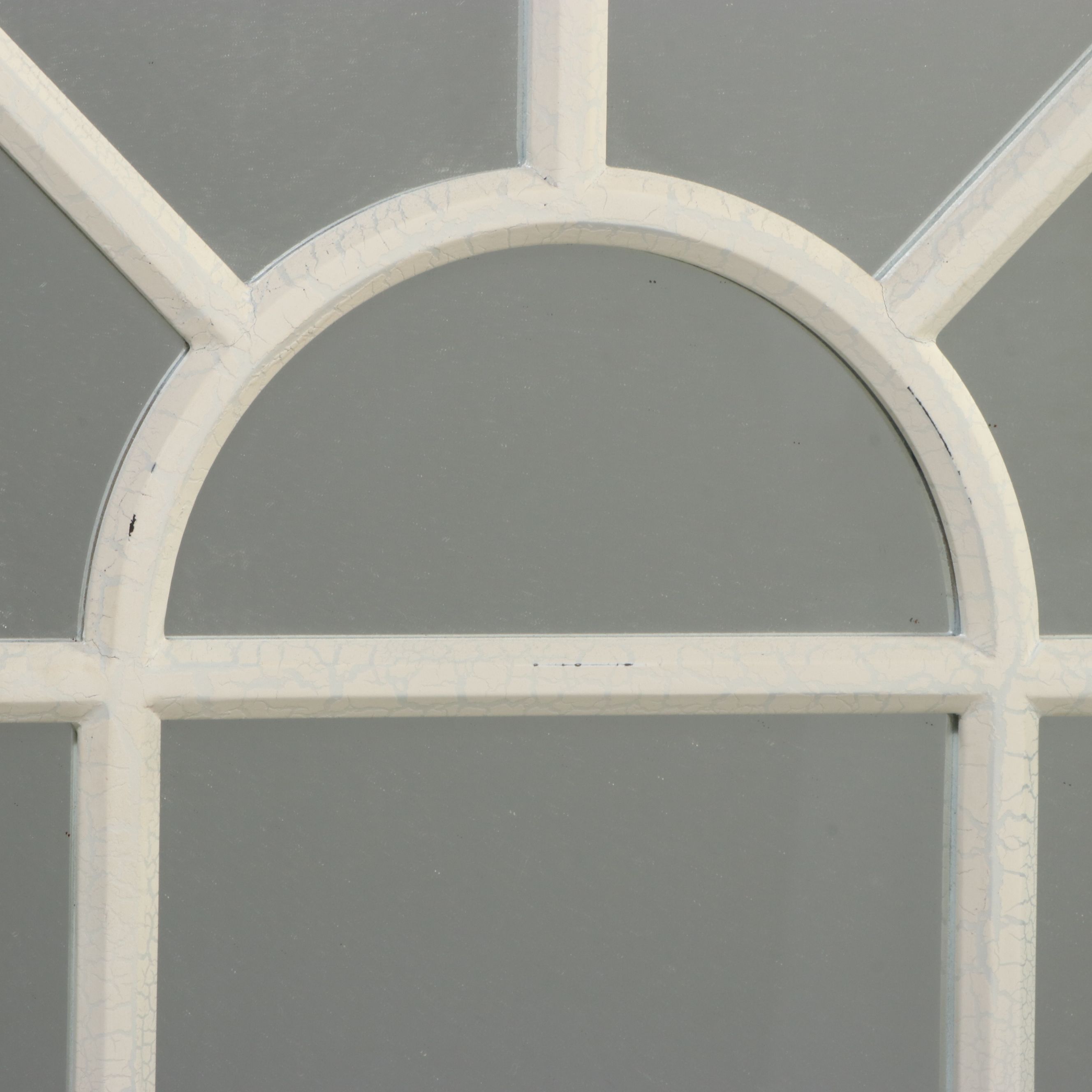 Rustic Style Window Pane Mirror