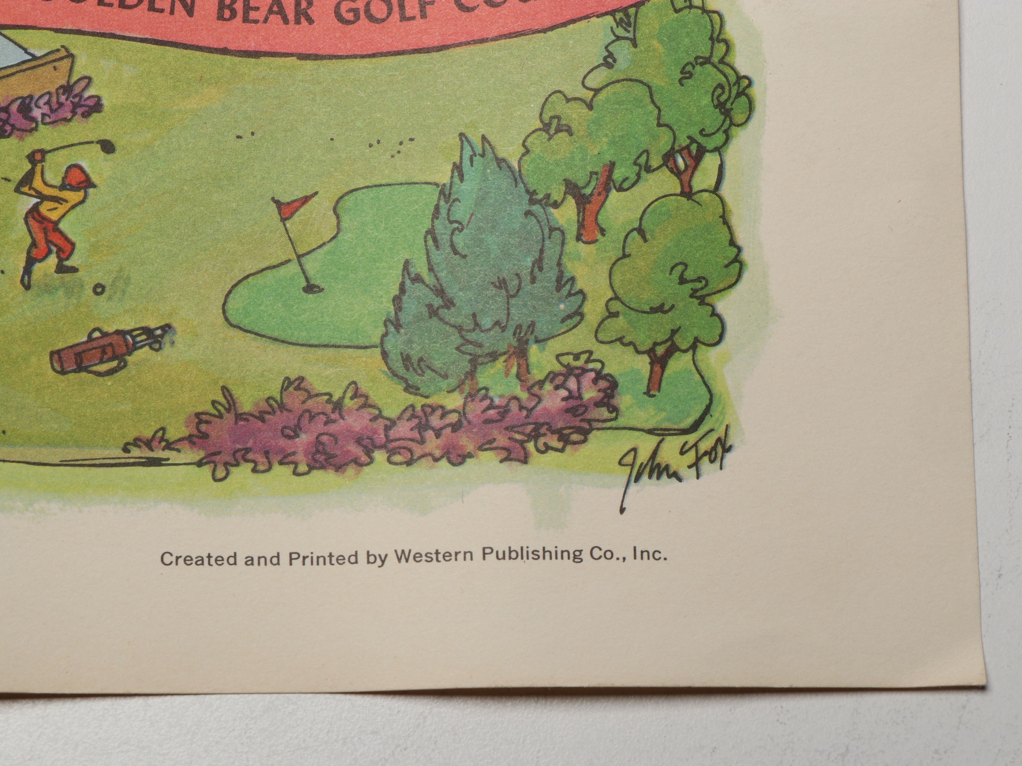 Kings Island Inaugural 1972 Map and Pennant