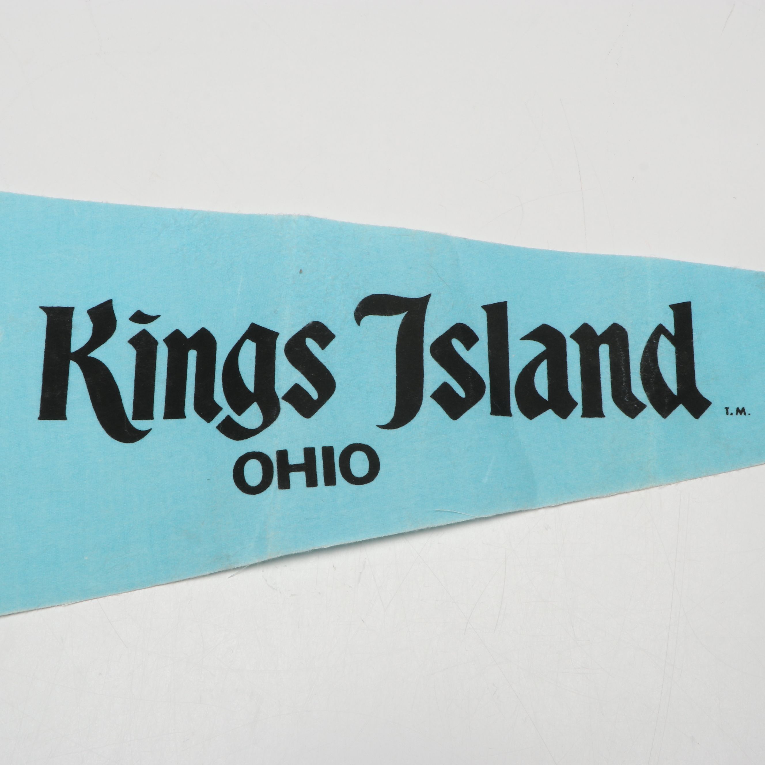 Kings Island Inaugural 1972 Map and Pennant