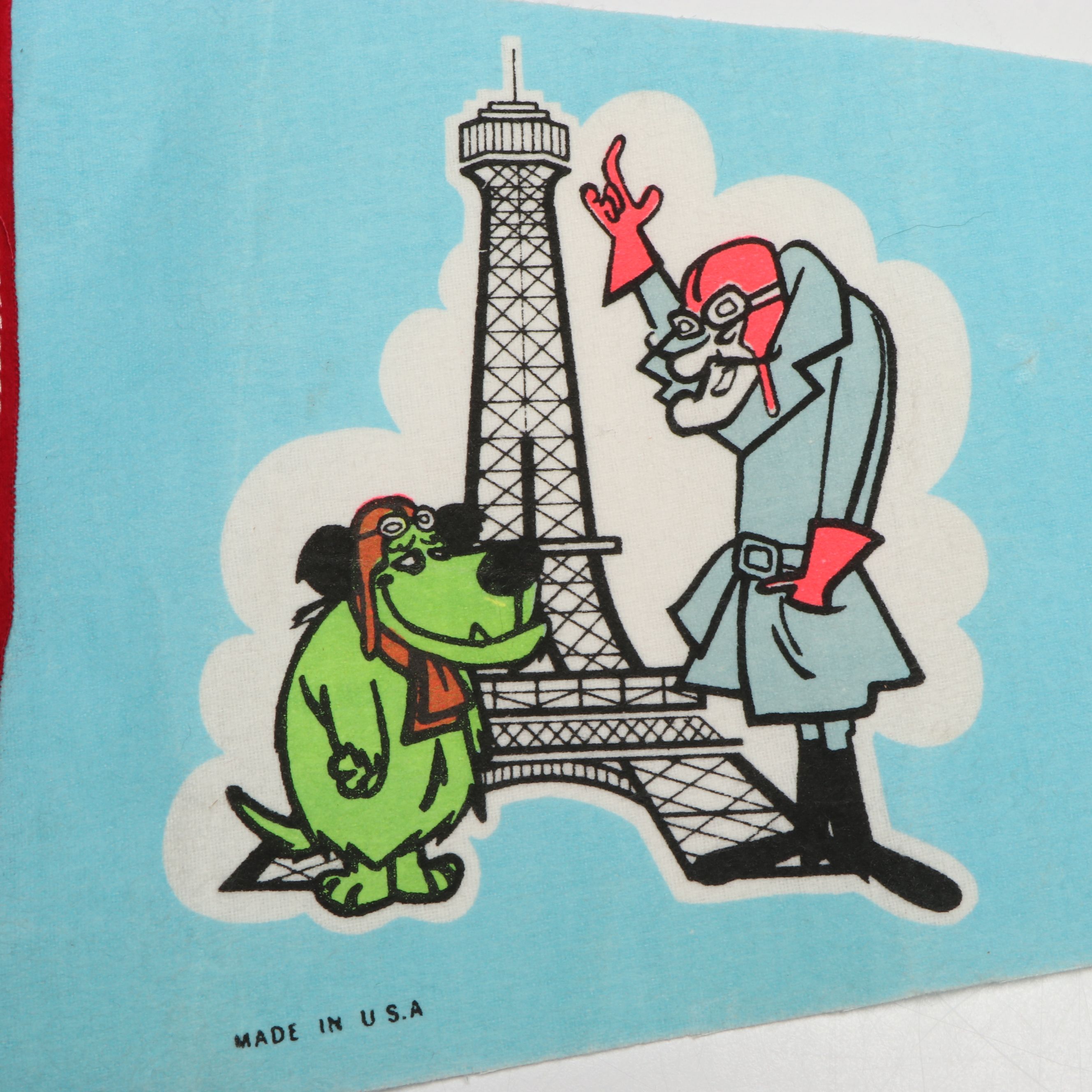 Kings Island Inaugural 1972 Map and Pennant