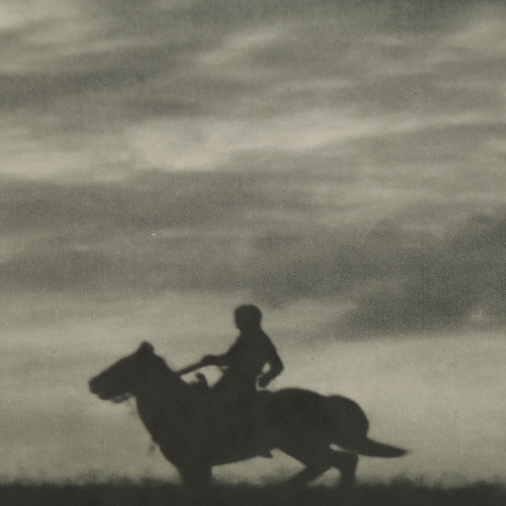 Photogravure After Ewing Galloway "Horses at Roundup" for "Verve" No. 3, 1938