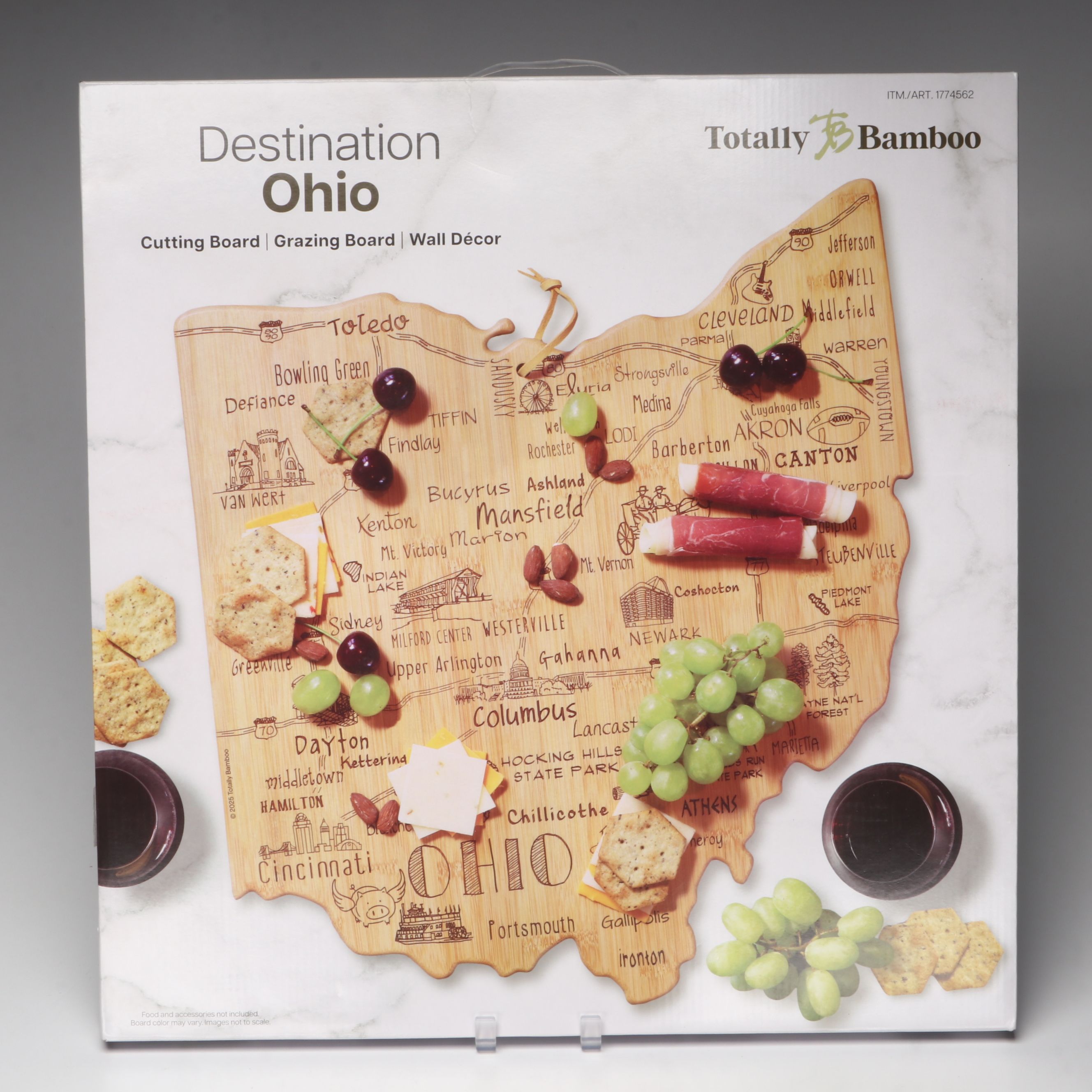 Totally Bamboo Ohio Cutting Board, Wüsthof Cutlery with Pots and More
