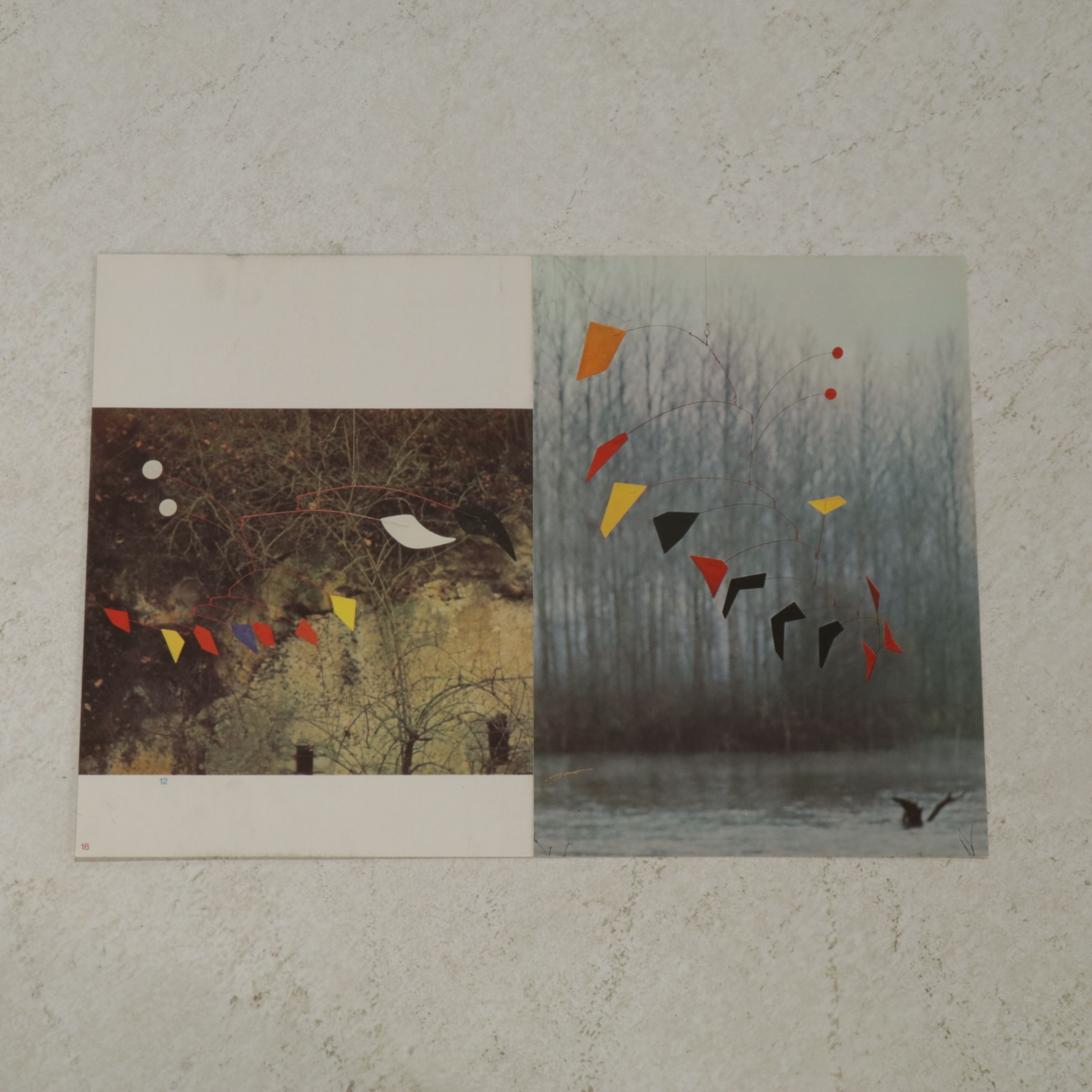 Alexander Calder Double-Page Color Lithograph for "Derrière le Miroir," 1973