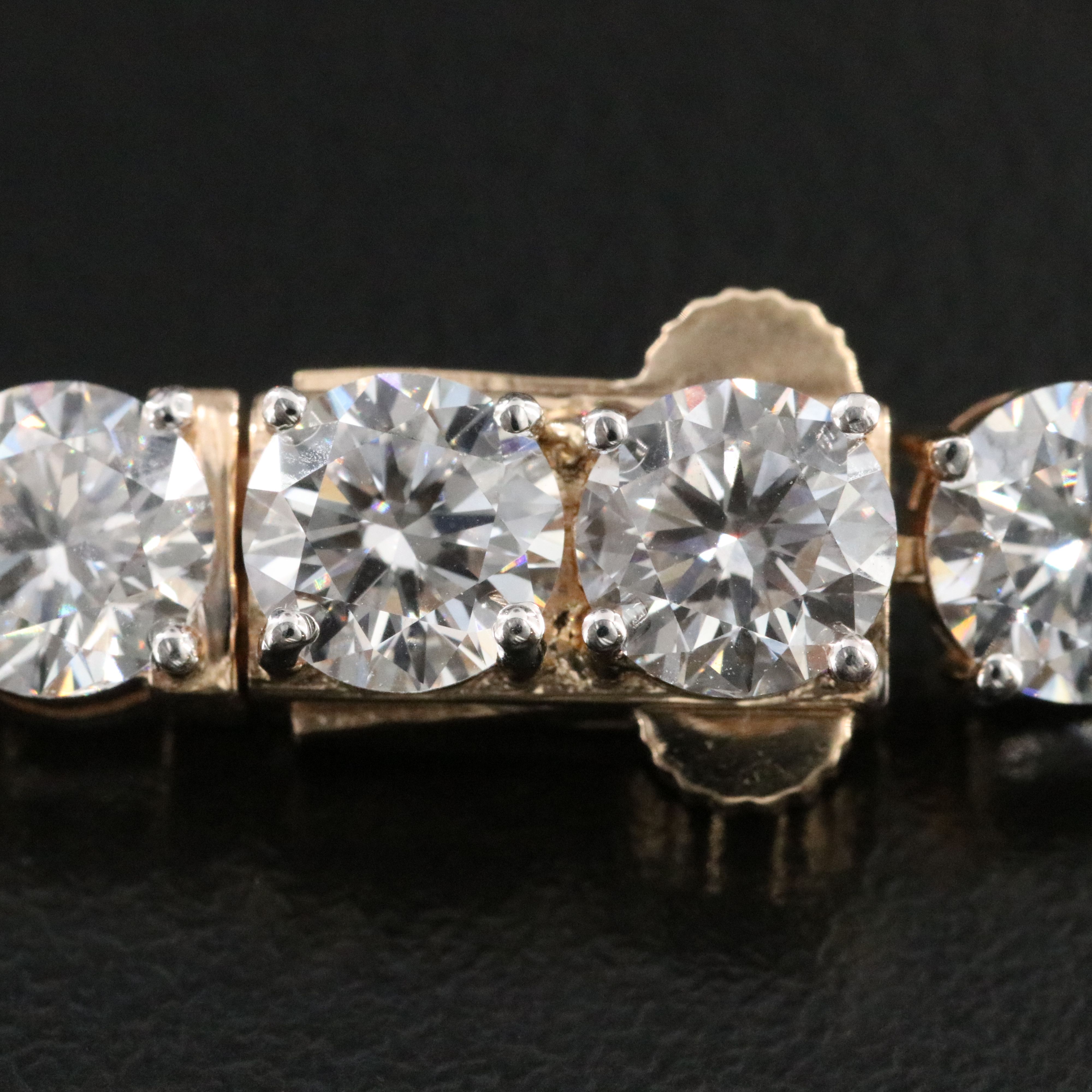 14K 18.63 CTW Lab Grown Diamond Line Bracelet