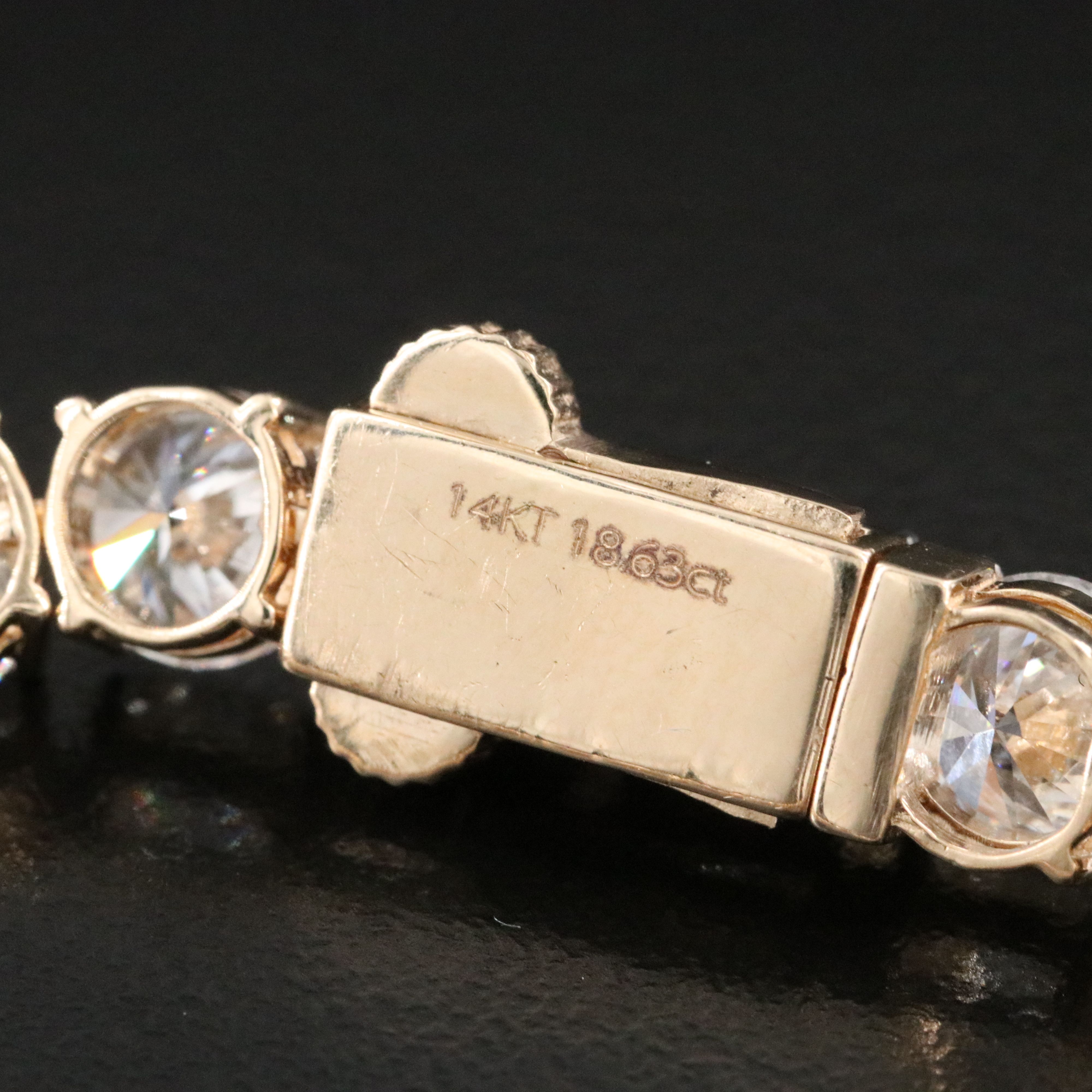 14K 18.63 CTW Lab Grown Diamond Line Bracelet